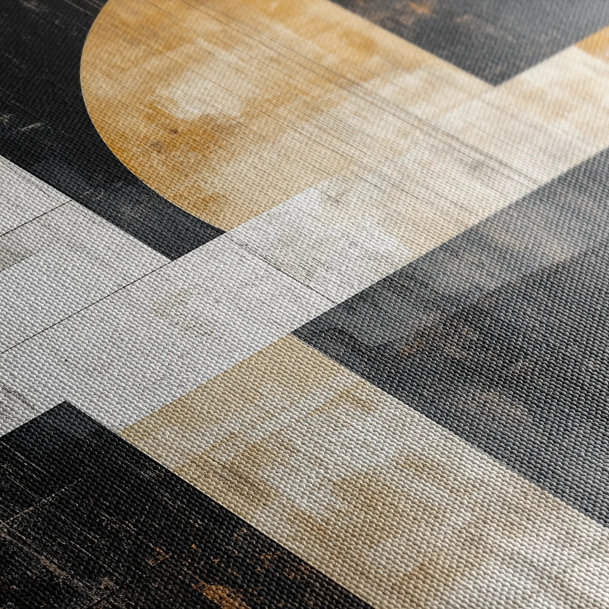 Abstract 641 Canvas Art 18" x 24" / 45 x 60 cm / Black