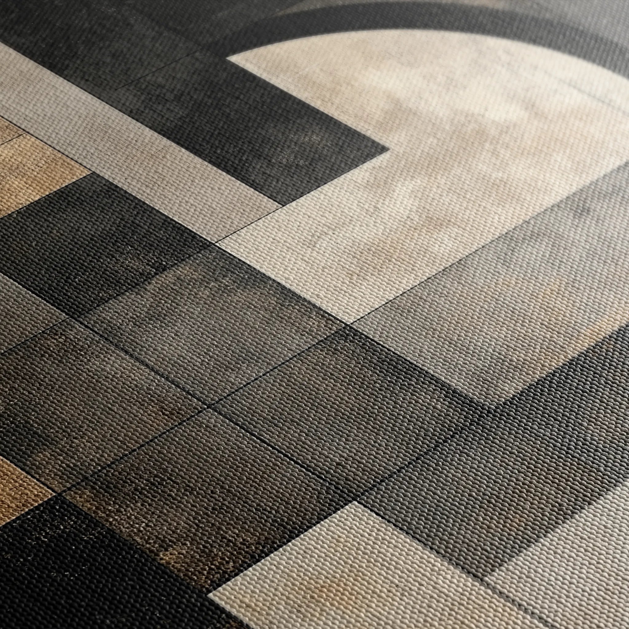 Abstract 644 Canvas Art 18" x 24" / 45 x 60 cm / Black