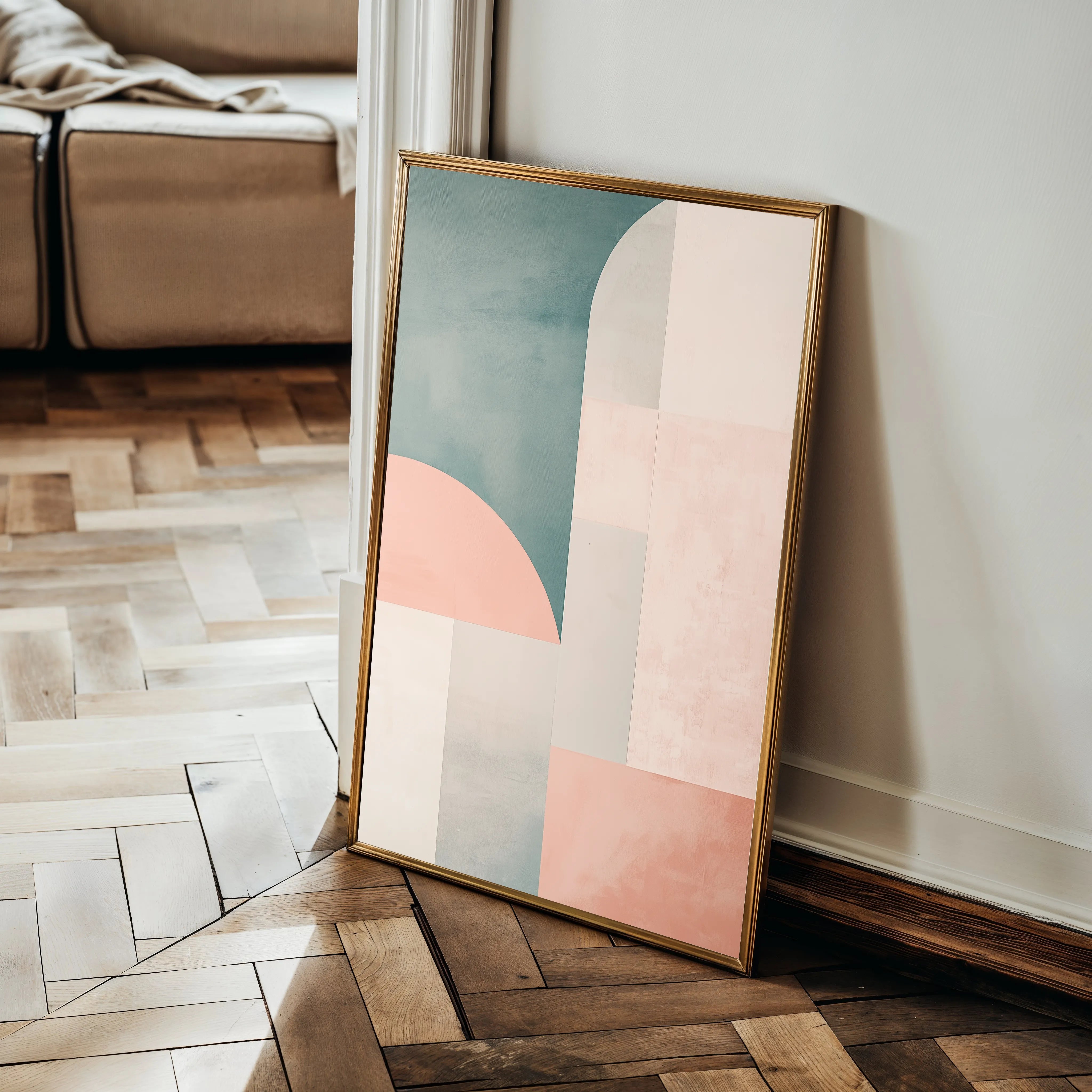 Abstract 645 Canvas Art 18" x 24" / 45 x 60 cm / Black