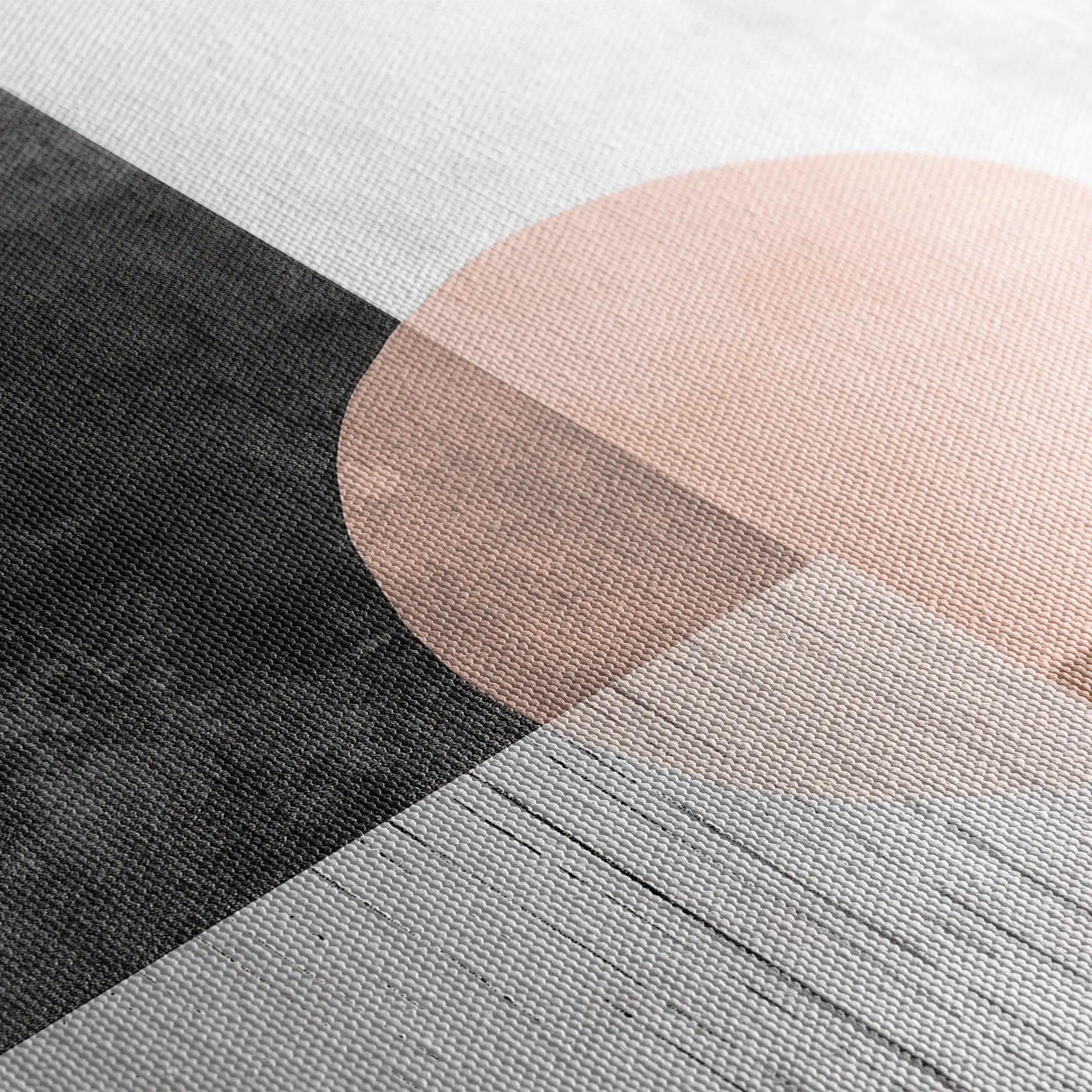 Abstract 646 Canvas Art 18" x 24" / 45 x 60 cm / Black