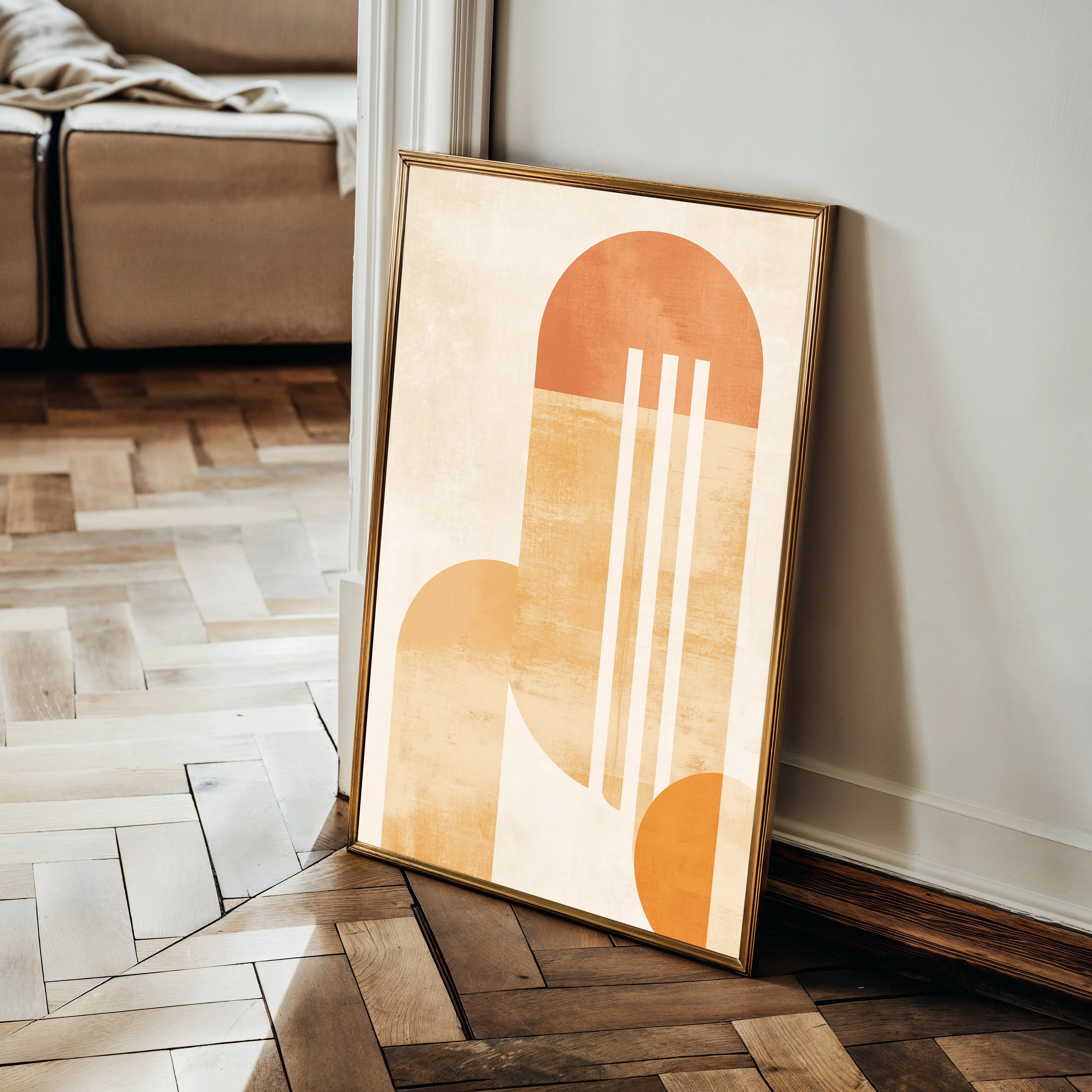 Abstract 647 Canvas Art 18" x 24" / 45 x 60 cm / Black