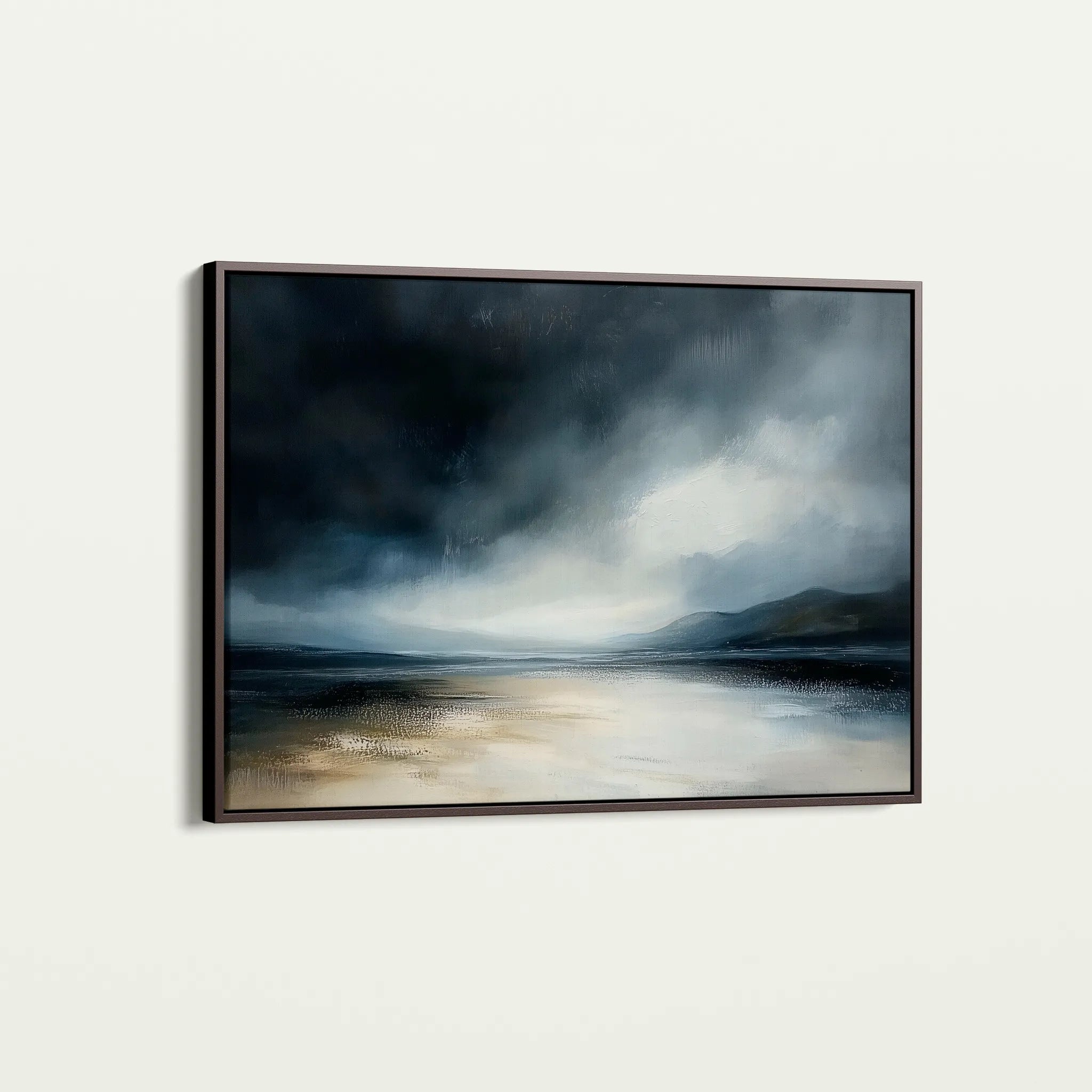 Abstract 650 Canvas Art 18" x 24" / 45 x 60 cm / Black