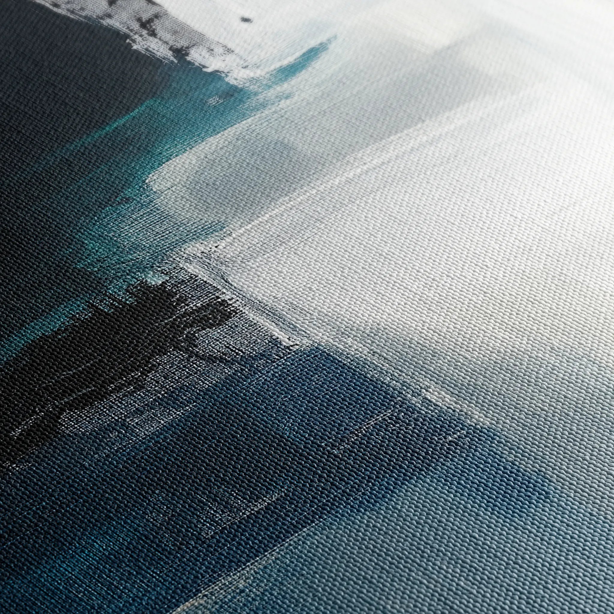 Abstract 653 Canvas Art 18" x 24" / 45 x 60 cm / Black