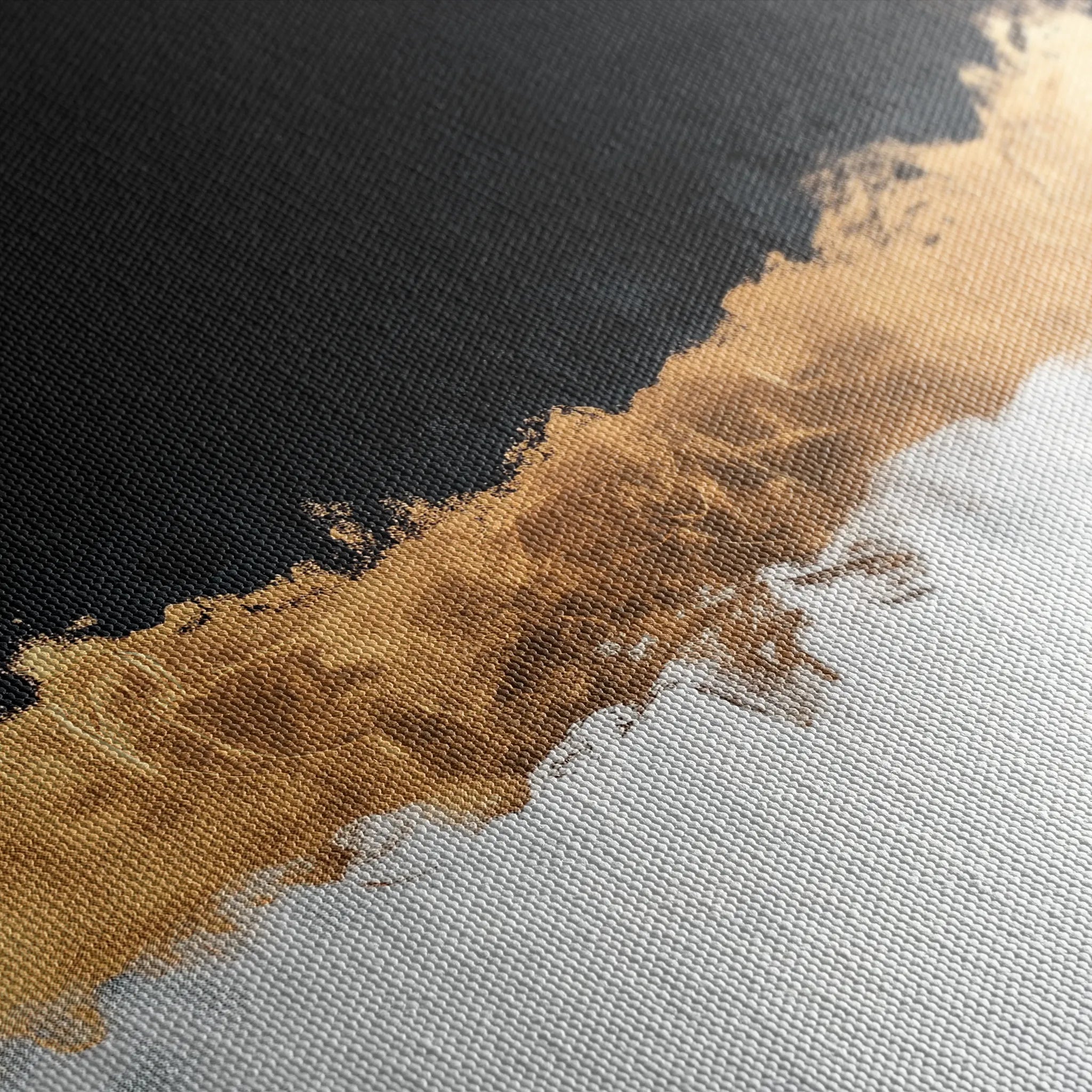 Abstract 654 Canvas Art 18" x 24" / 45 x 60 cm / Black