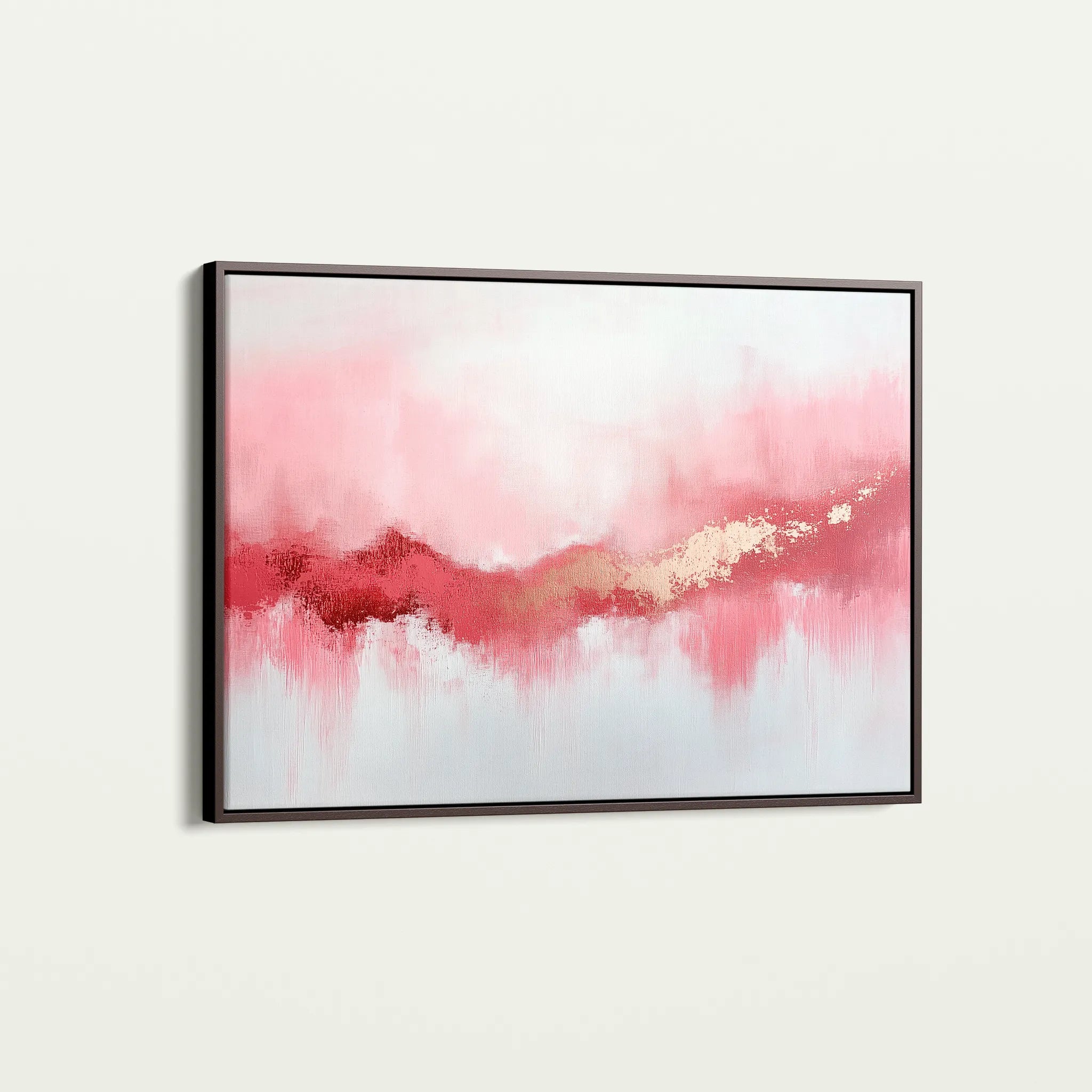 Abstract 655 Canvas Art 18" x 24" / 45 x 60 cm / Black