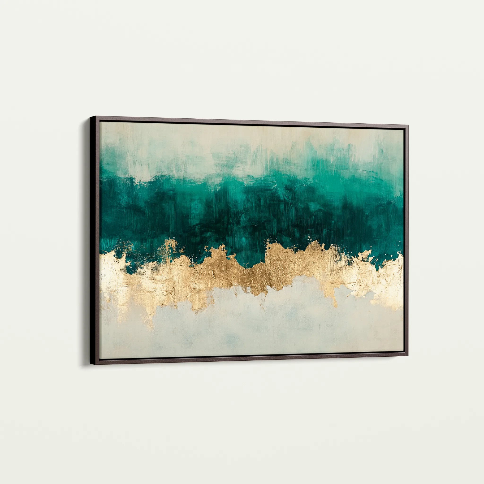 Abstract 664 Canvas Art 18" x 24" / 45 x 60 cm / Black