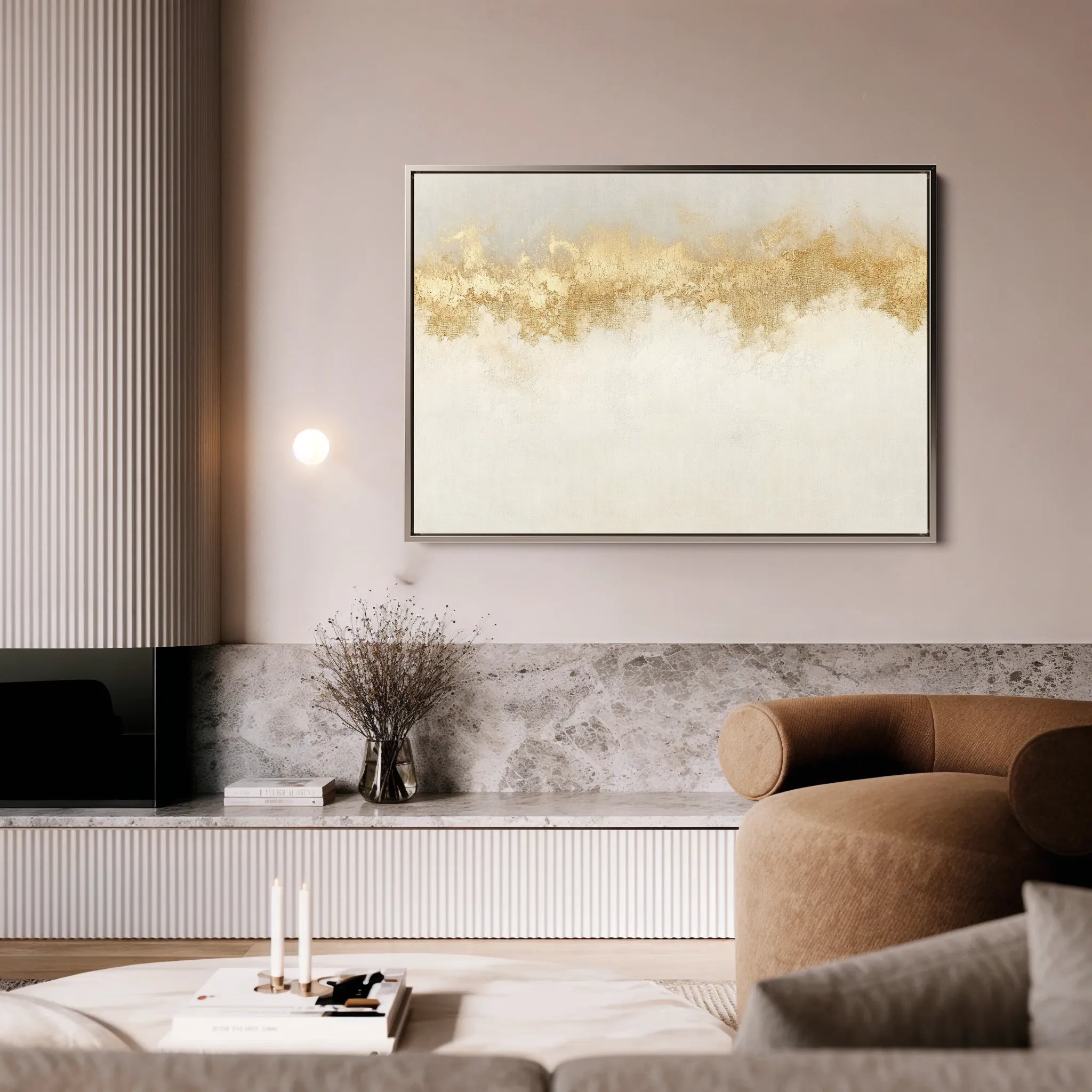 Abstract 666 Canvas Art 18" x 24" / 45 x 60 cm / Black