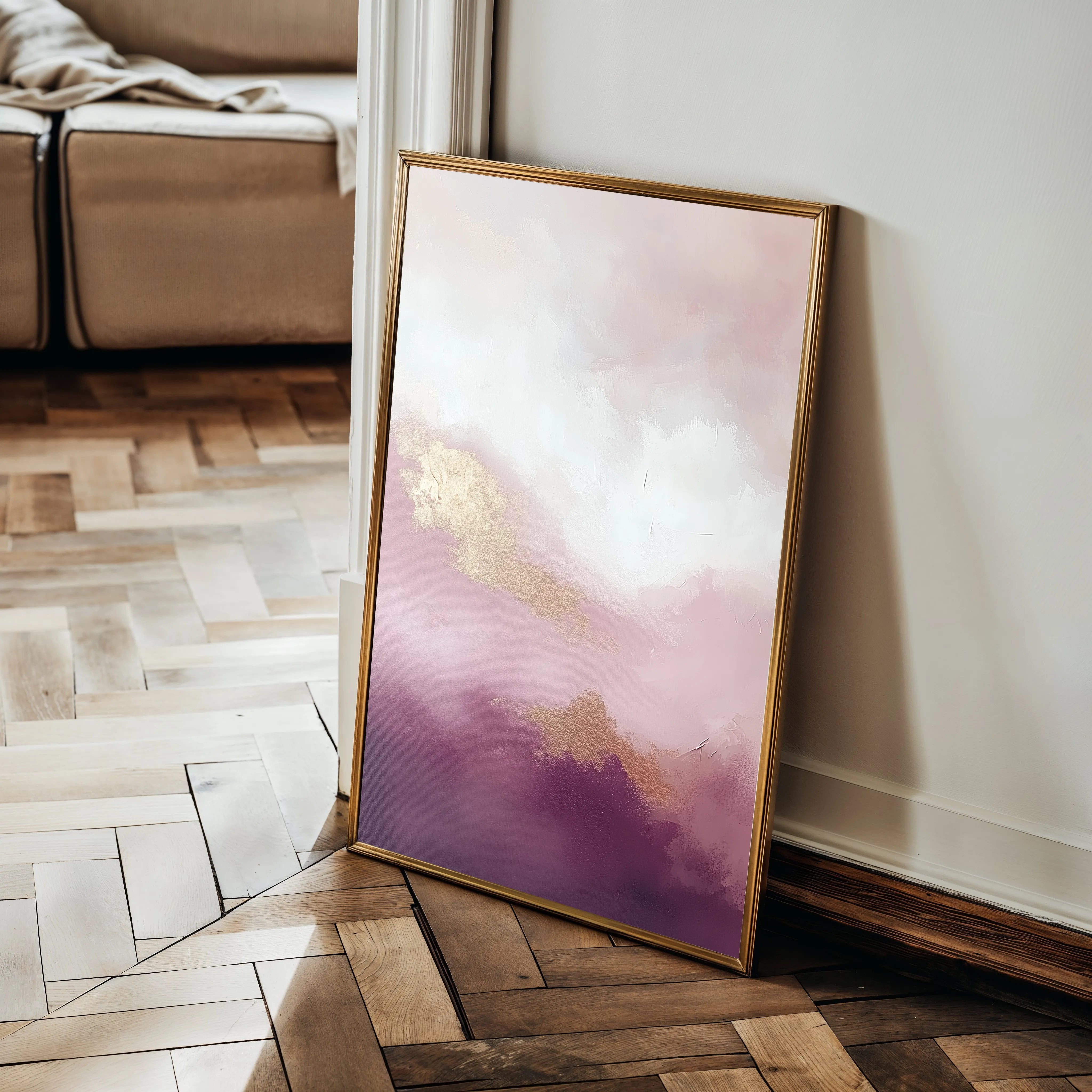 Abstract 667 Canvas Art 18" x 24" / 45 x 60 cm / Black