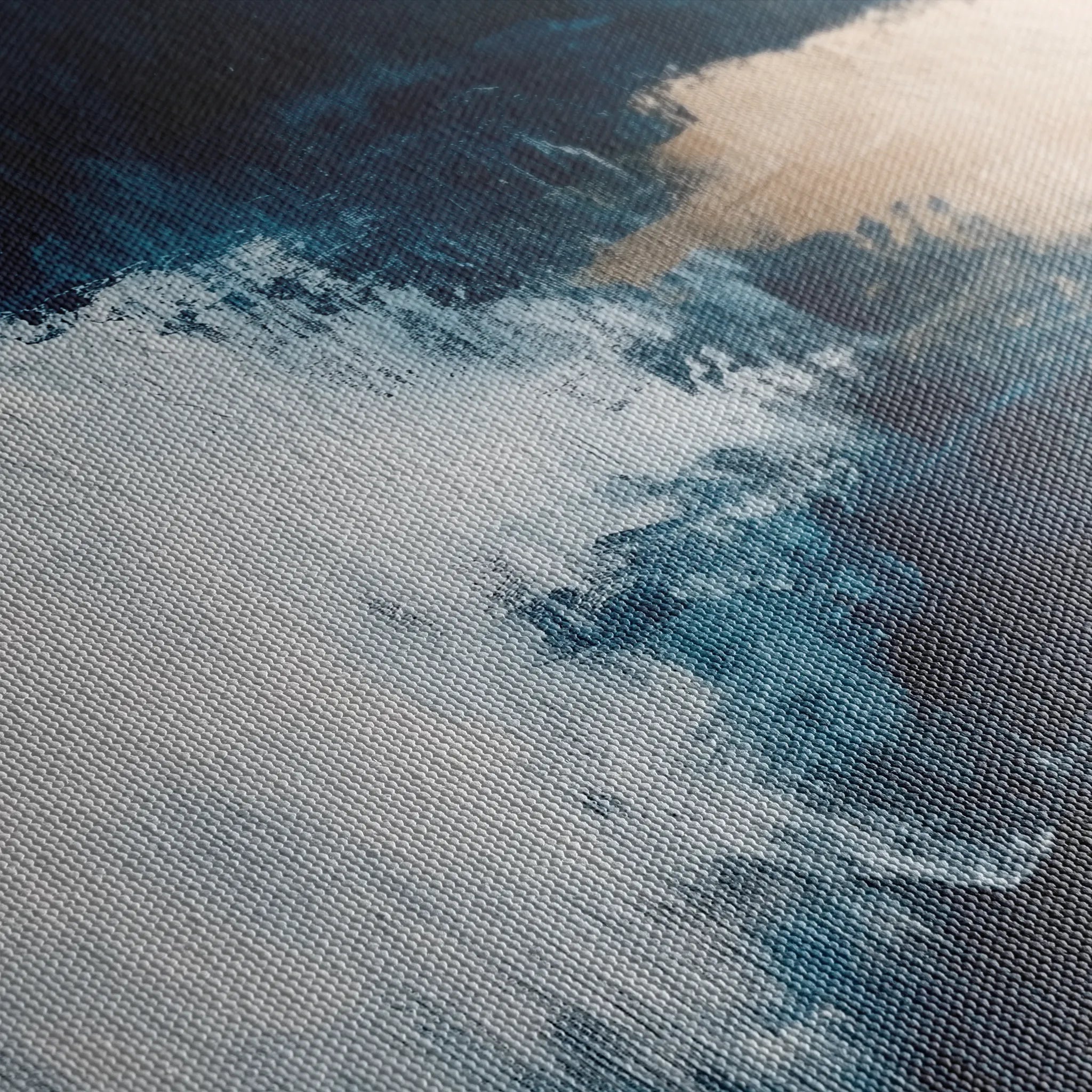 Abstract 669 Canvas Art 18" x 24" / 45 x 60 cm / Black