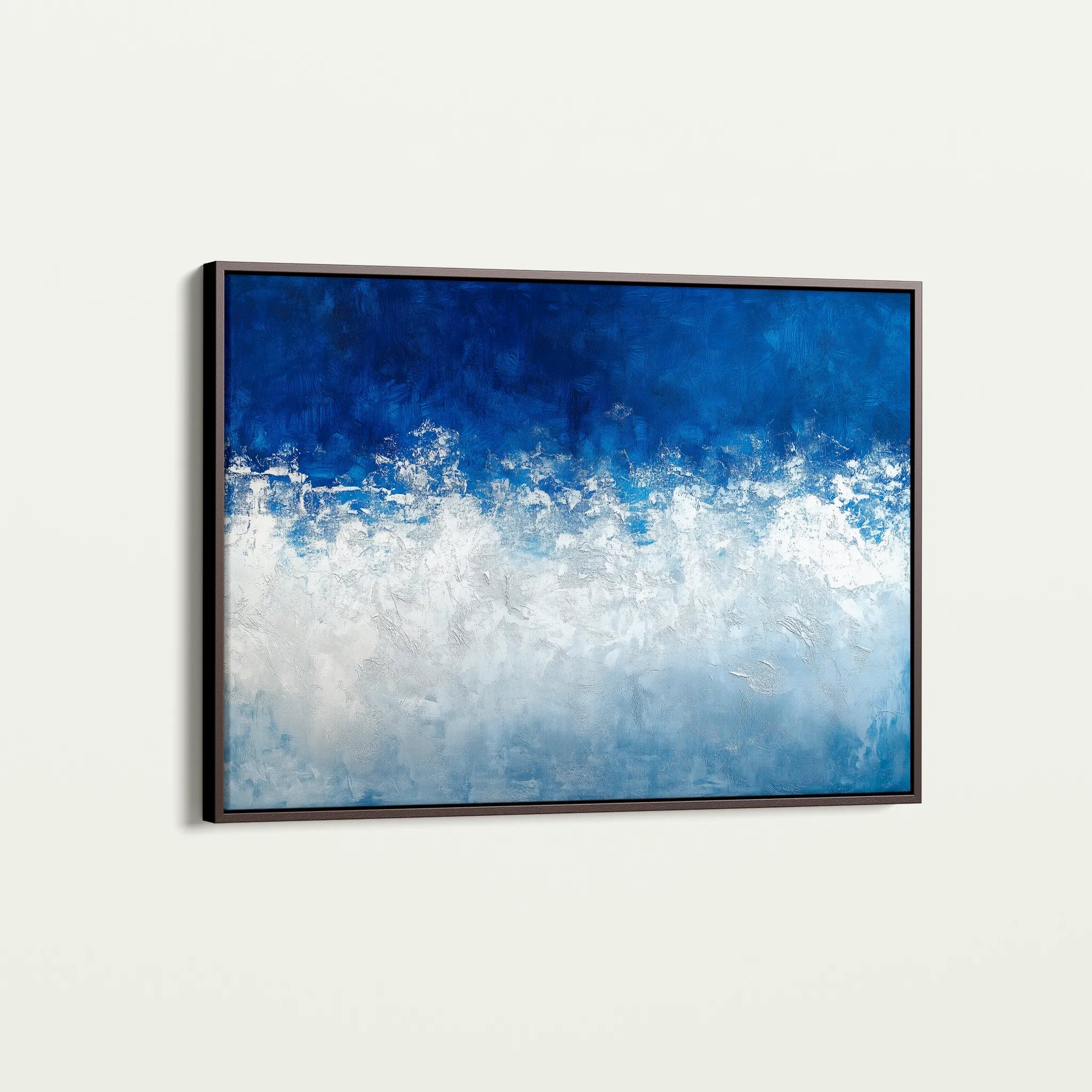 Abstract 672 Canvas Art 18" x 24" / 45 x 60 cm / Black