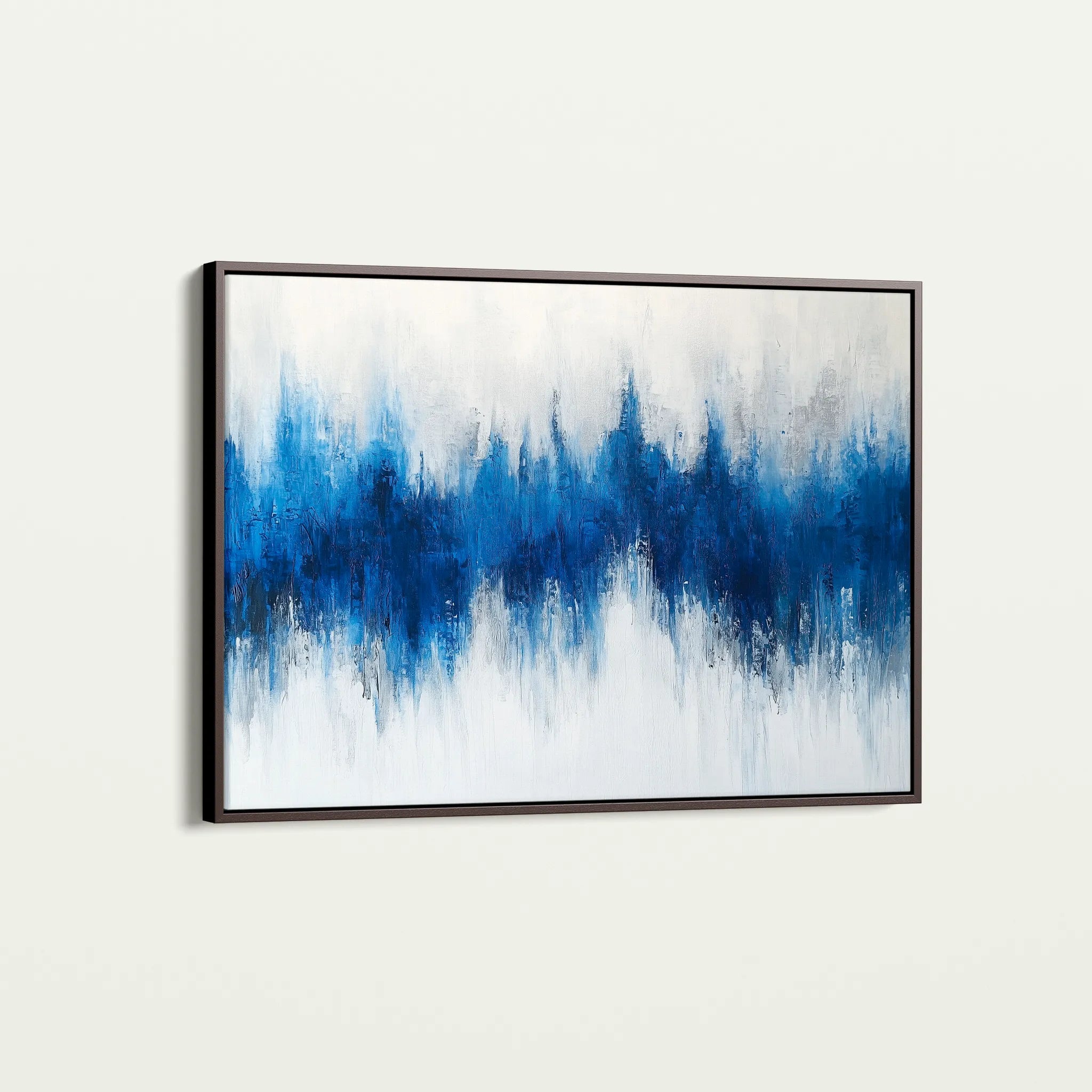 Abstract 673 Canvas Art 18" x 24" / 45 x 60 cm / Black