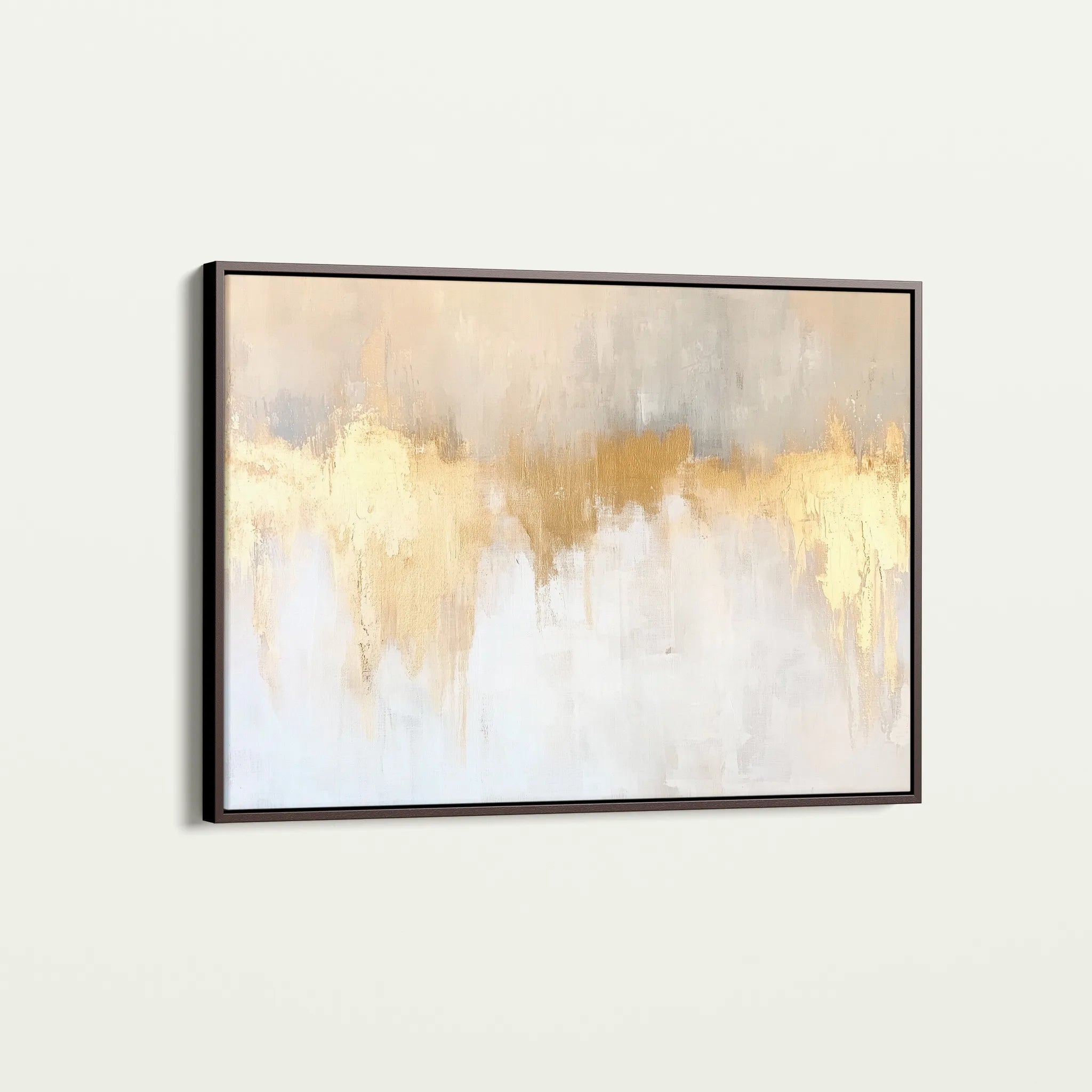 Abstract 677 Canvas Art 18" x 24" / 45 x 60 cm / Black