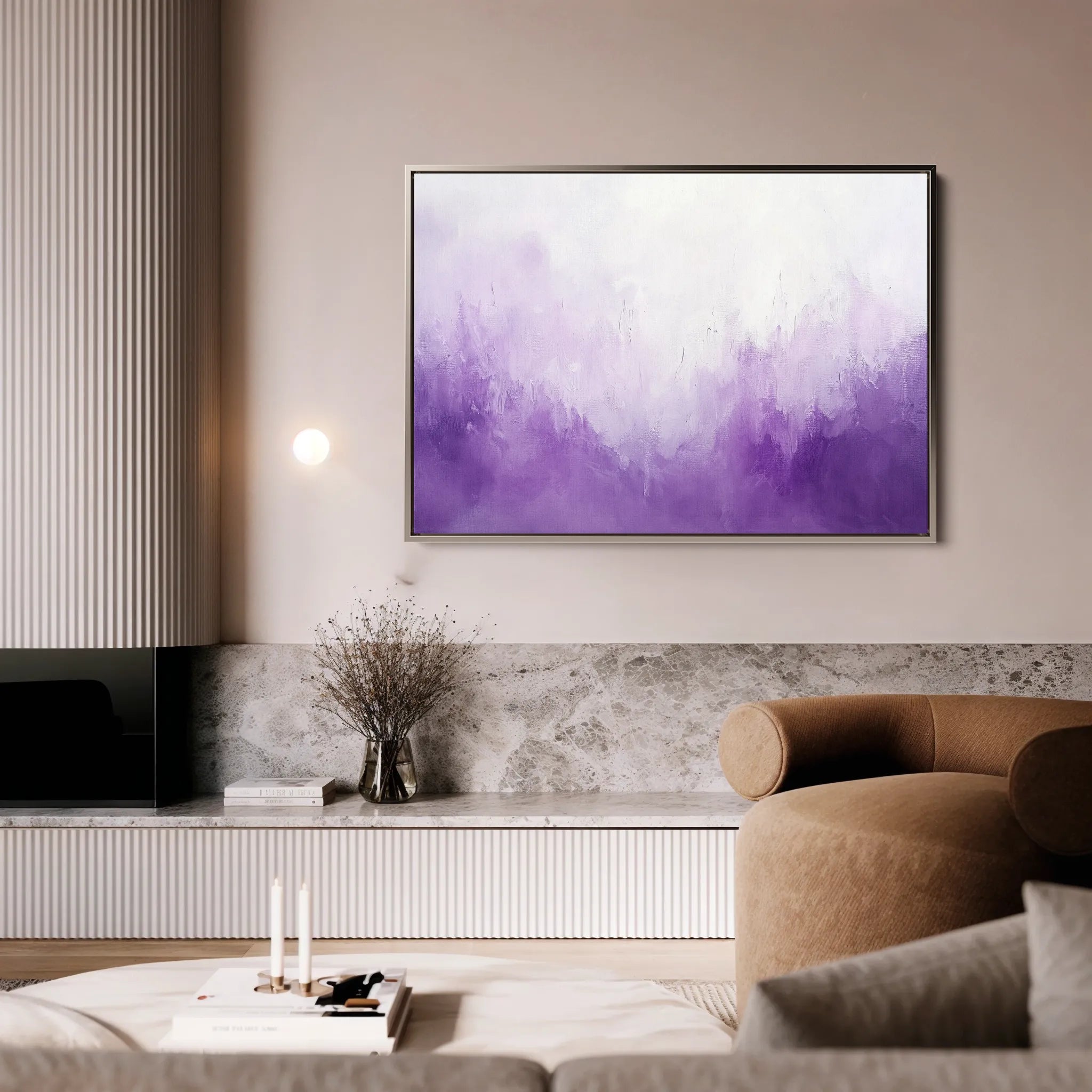 Abstract 678 Canvas Art 18" x 24" / 45 x 60 cm / Black