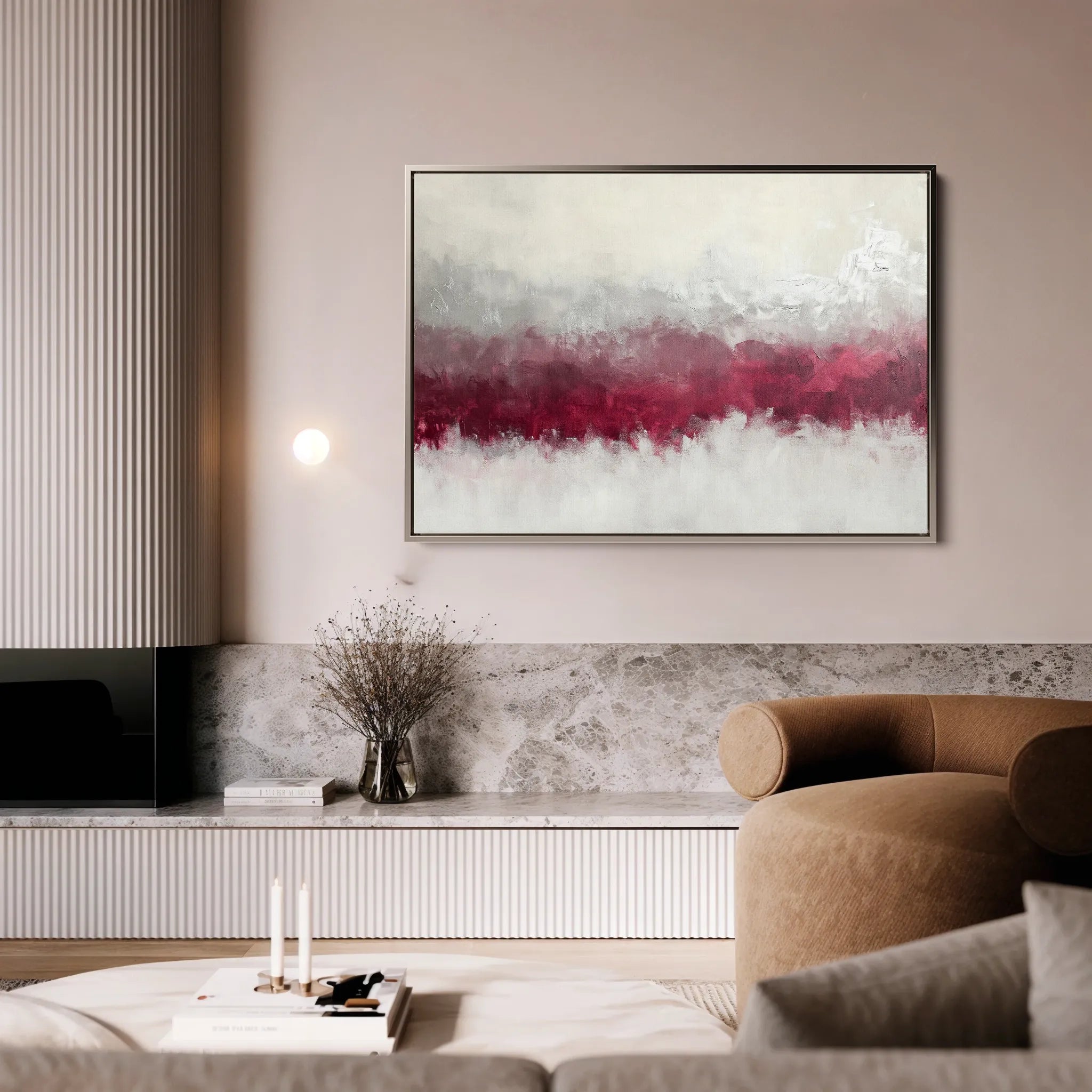 Abstract 681 Canvas Art 18" x 24" / 45 x 60 cm / Black