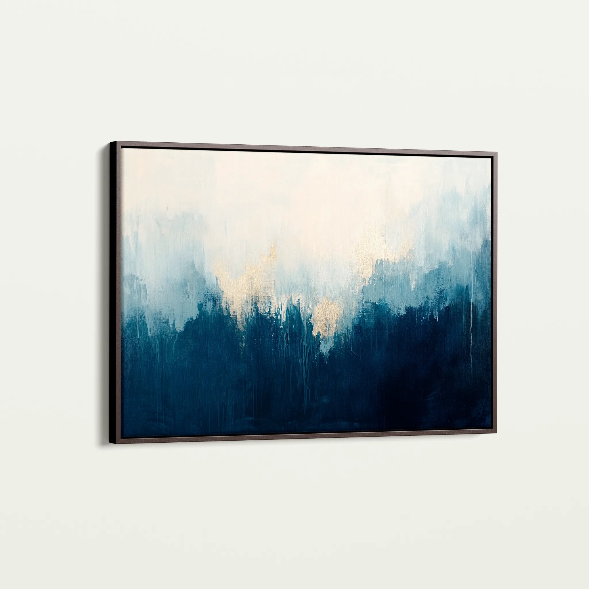 Abstract 685 Canvas Art 18" x 24" / 45 x 60 cm / Black
