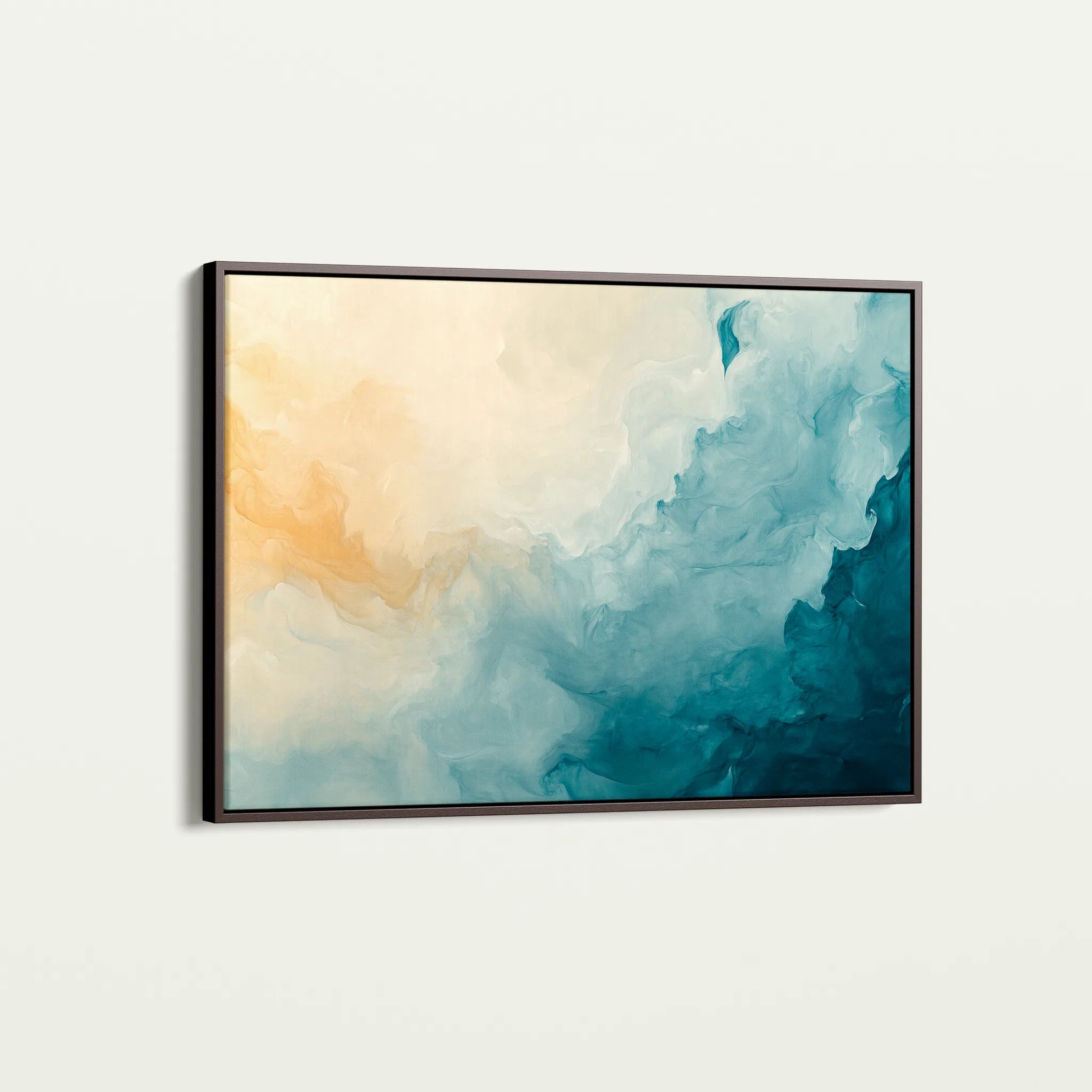 Abstract 687 Canvas Art 18" x 24" / 45 x 60 cm / Black