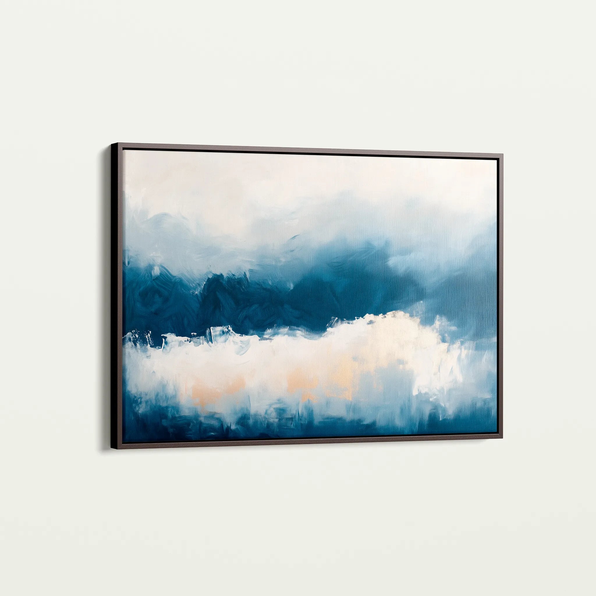Abstract 688 Canvas Art 18" x 24" / 45 x 60 cm / Black
