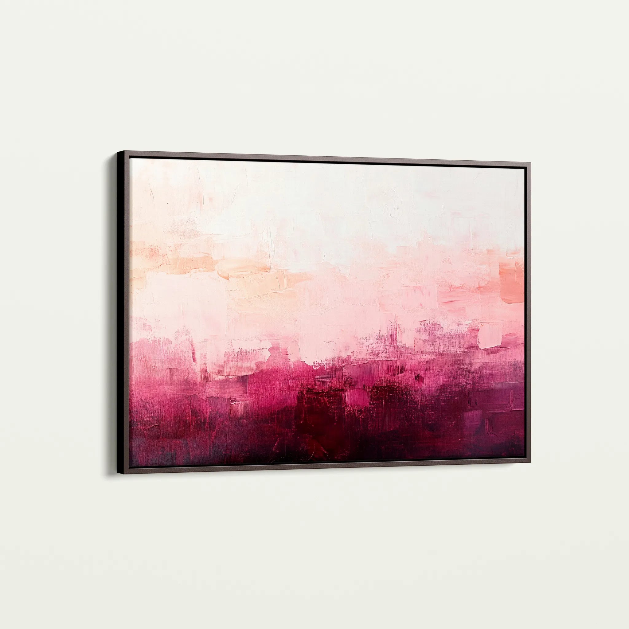 Abstract 691 Canvas Art 18" x 24" / 45 x 60 cm / Black