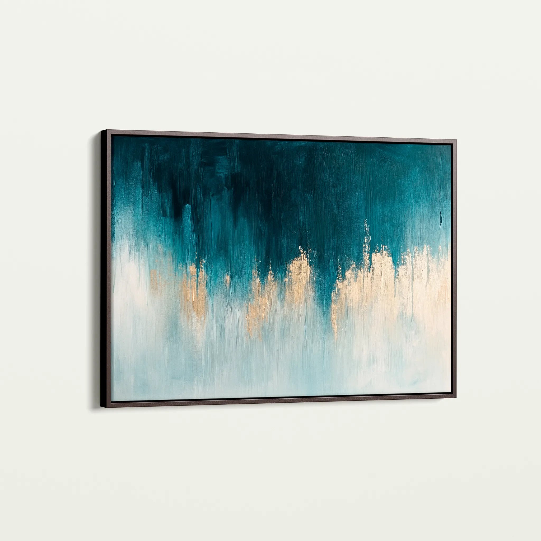 Abstract 692 Canvas Art 18" x 24" / 45 x 60 cm / Black