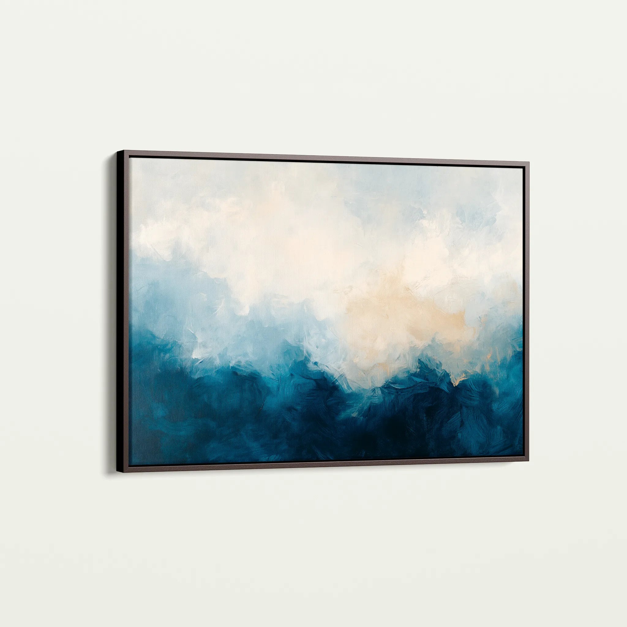 Abstract 696 Canvas Art 18" x 24" / 45 x 60 cm / Black