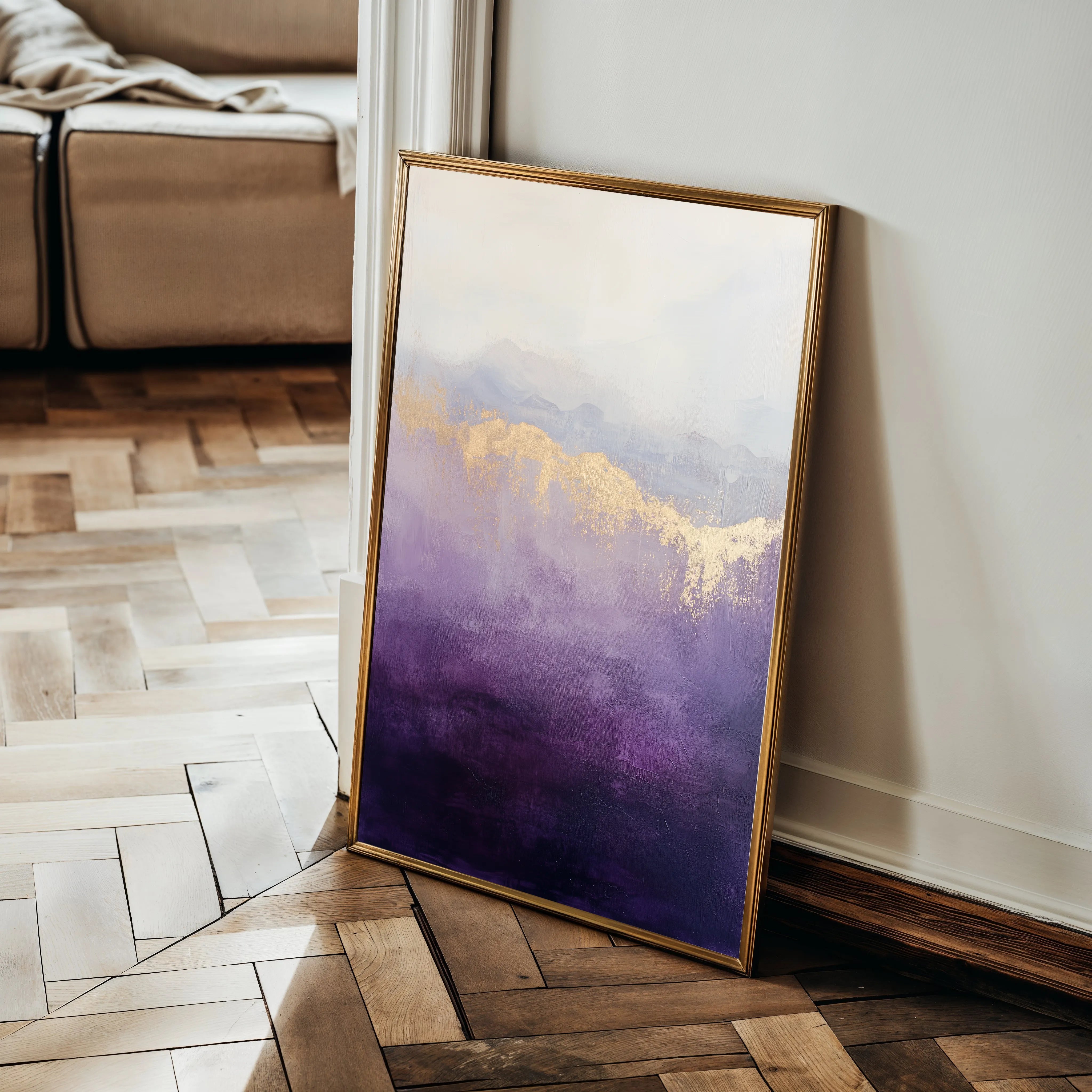 Abstract 697 Canvas Art 18" x 24" / 45 x 60 cm / Black