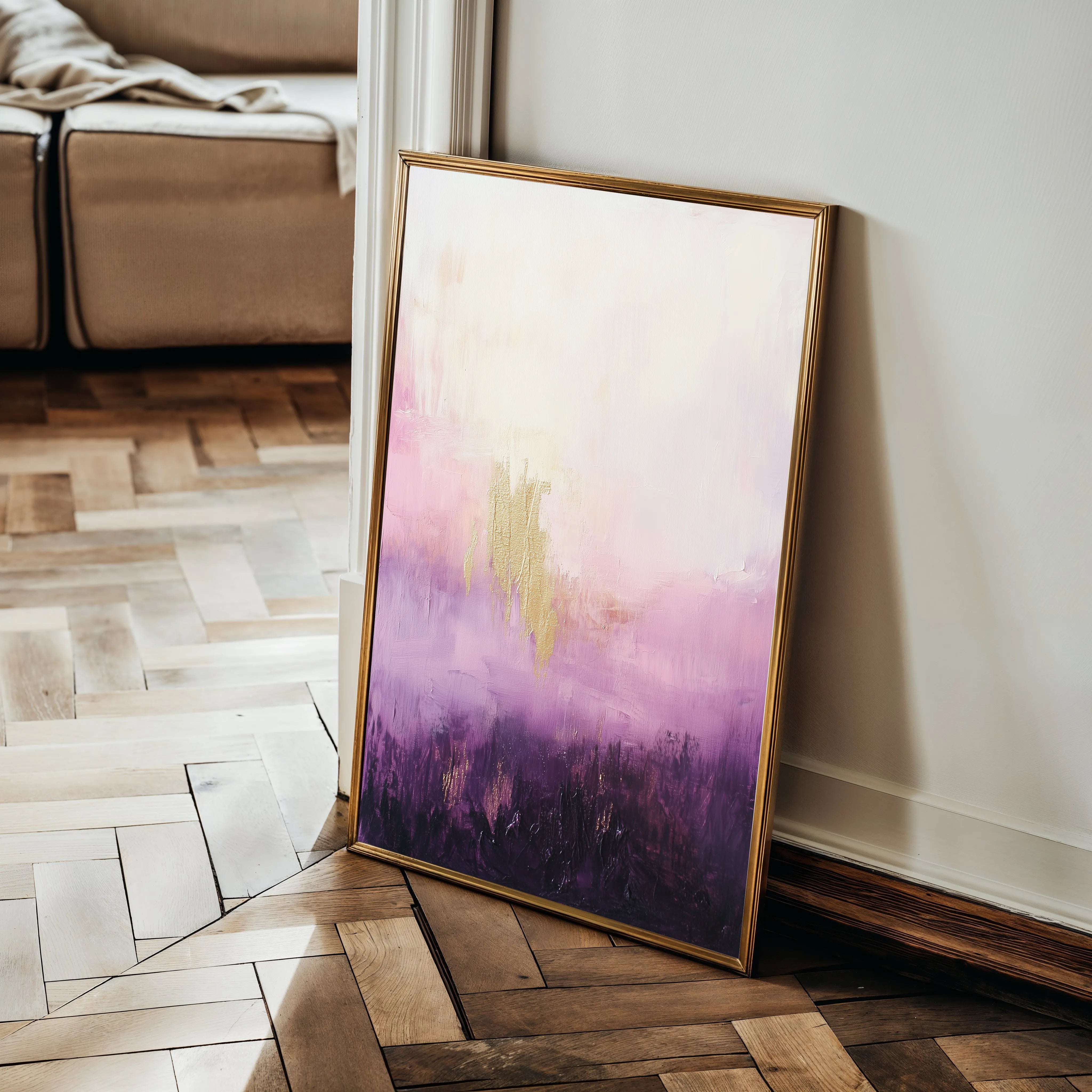 Abstract 698 Canvas Art 18" x 24" / 45 x 60 cm / Black