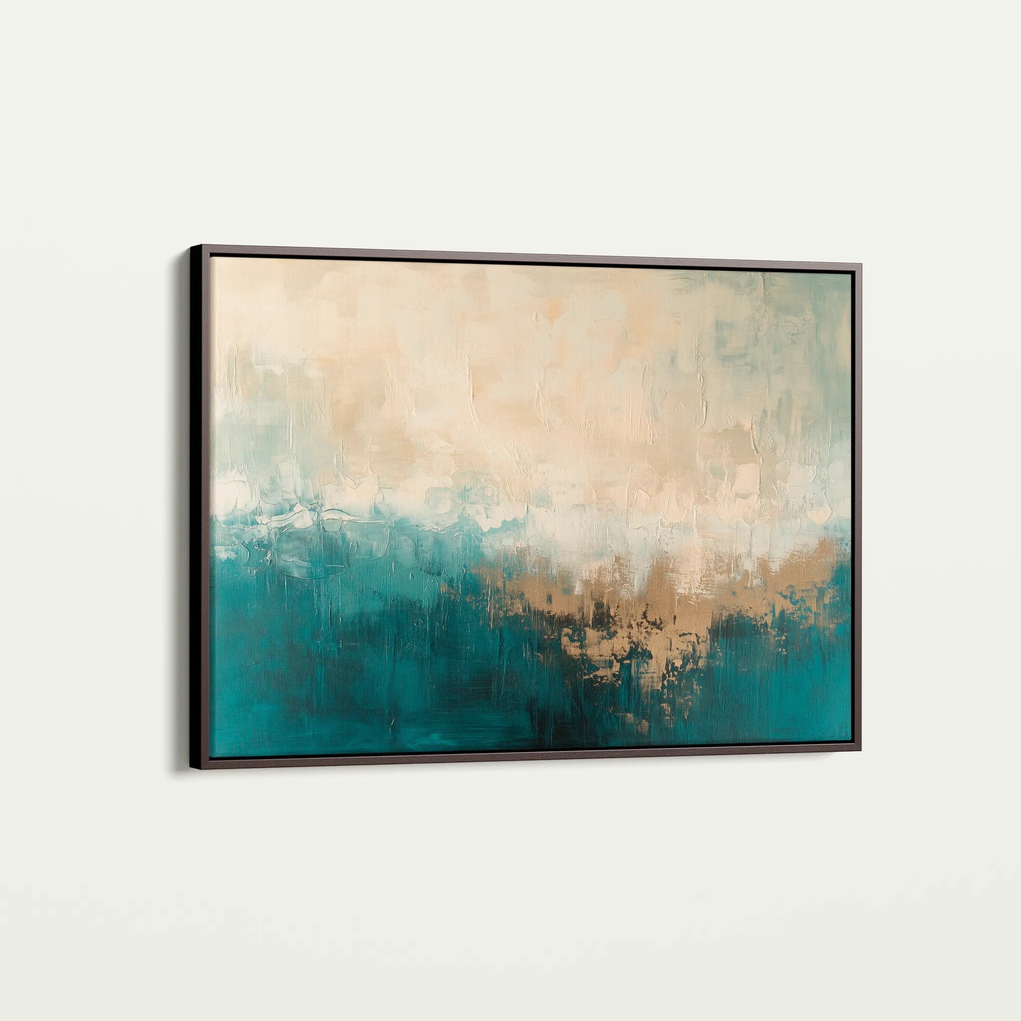 Abstract 699 Canvas Art 18" x 24" / 45 x 60 cm / Black
