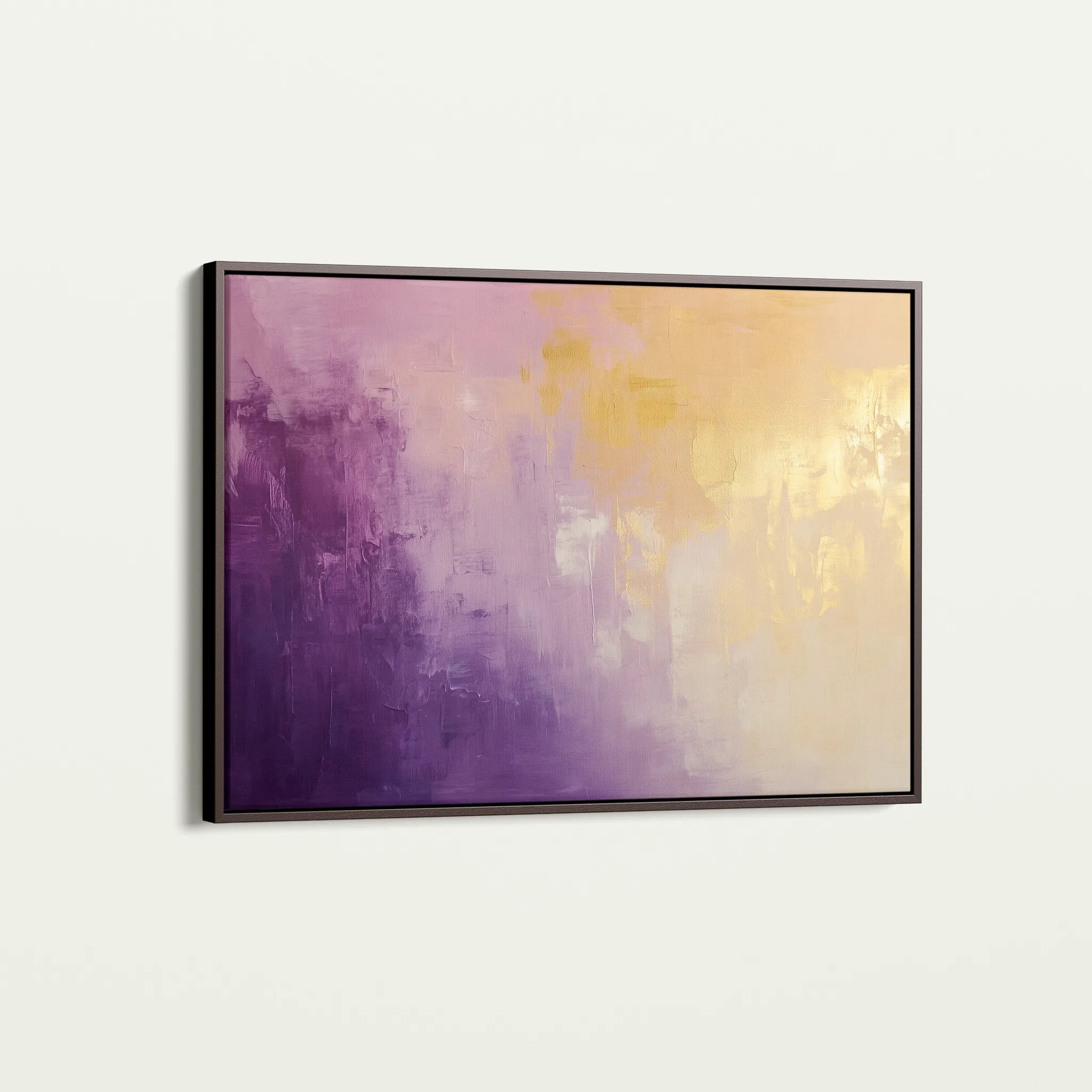 Abstract 701 Canvas Art 18" x 24" / 45 x 60 cm / Black