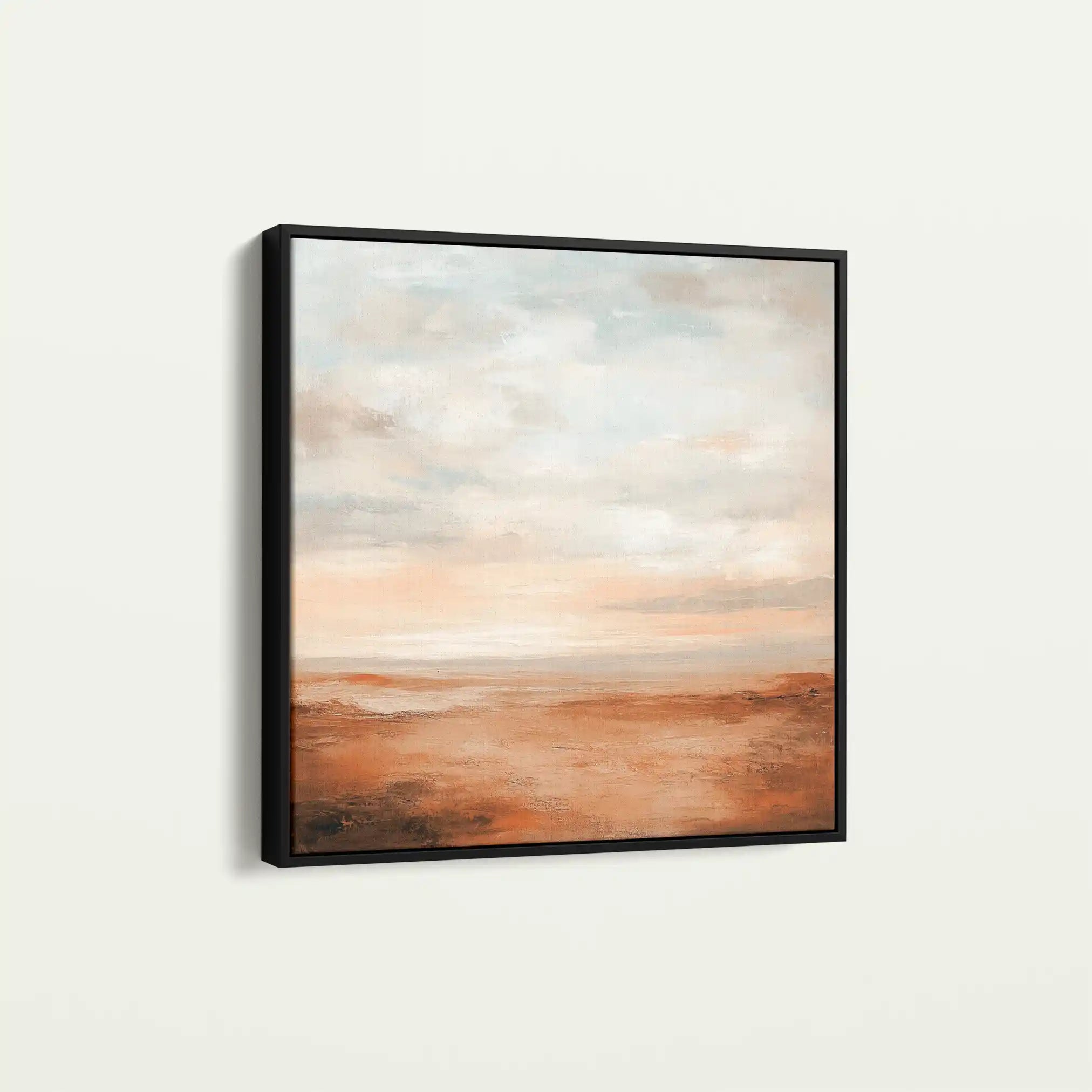 Abstract 720 Canvas Art 16" x 16" / 40 x 40 cm / Black
