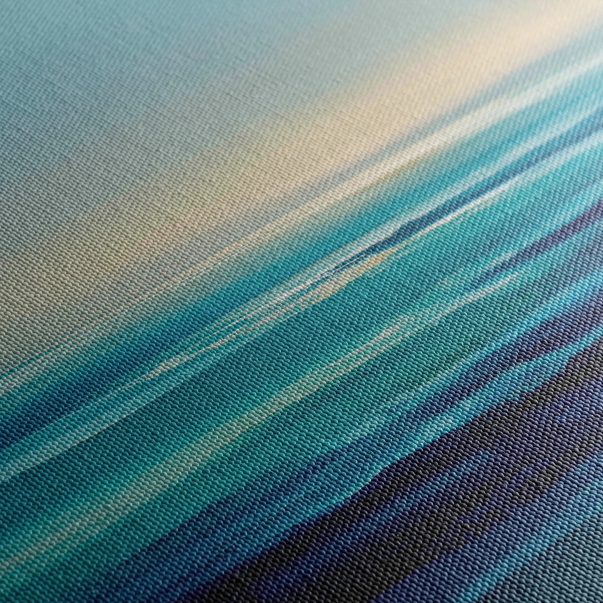Abstract 721 Canvas Art 16" x 16" / 40 x 40 cm / Black