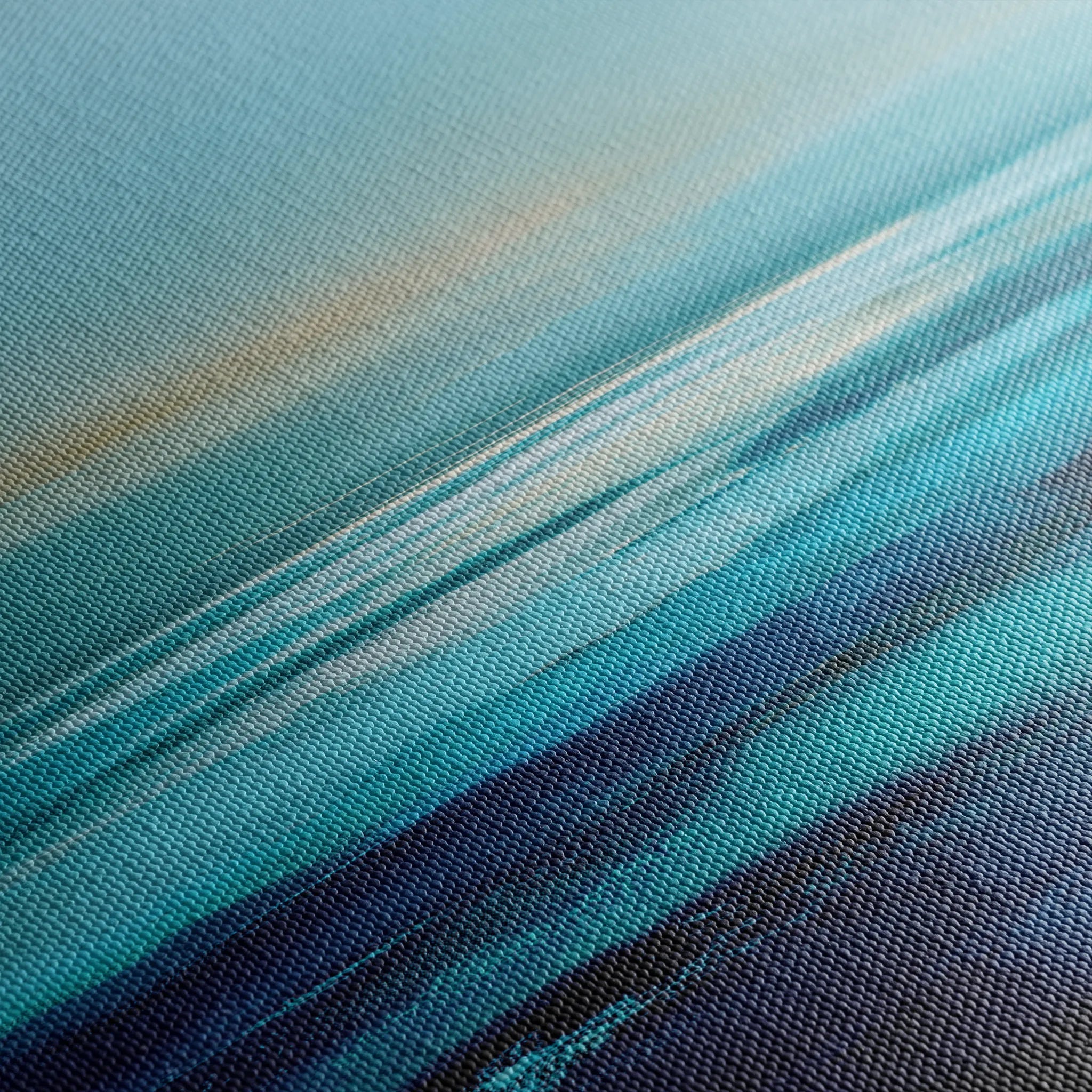 Abstract 722 Canvas Art 16" x 16" / 40 x 40 cm / Black