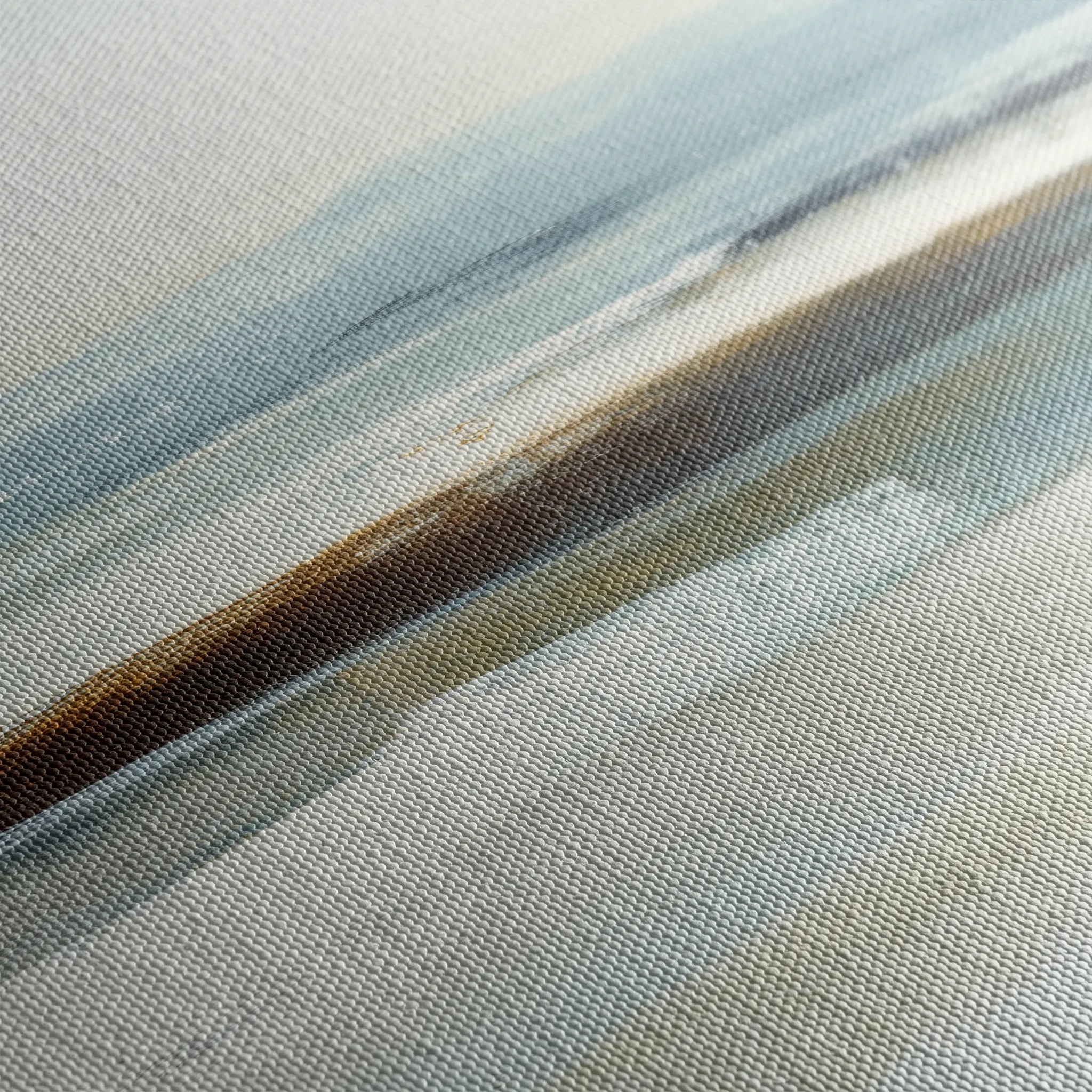 Abstract 724 Canvas Art 16" x 16" / 40 x 40 cm / Black