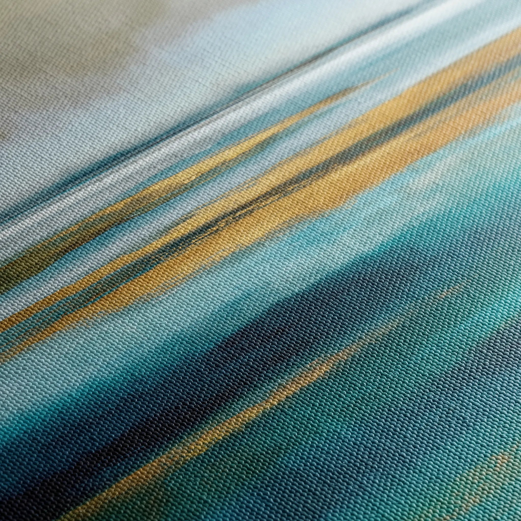 Abstract 737 Canvas Art 16" x 16" / 40 x 40 cm / Black