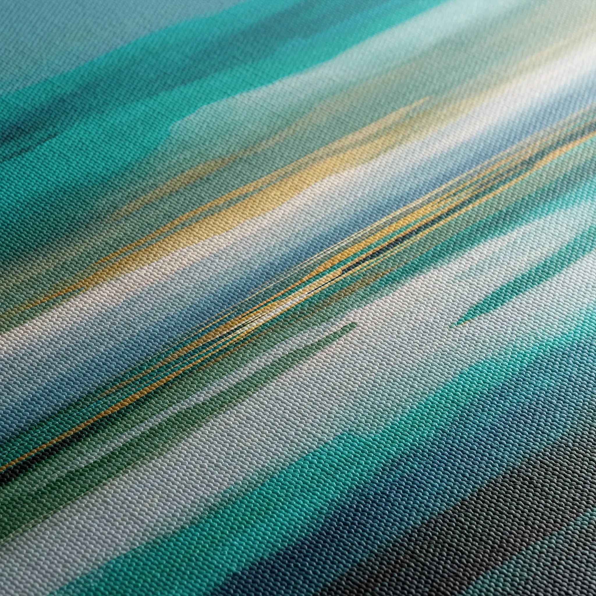 Abstract 741 Canvas Art 16" x 16" / 40 x 40 cm / Black
