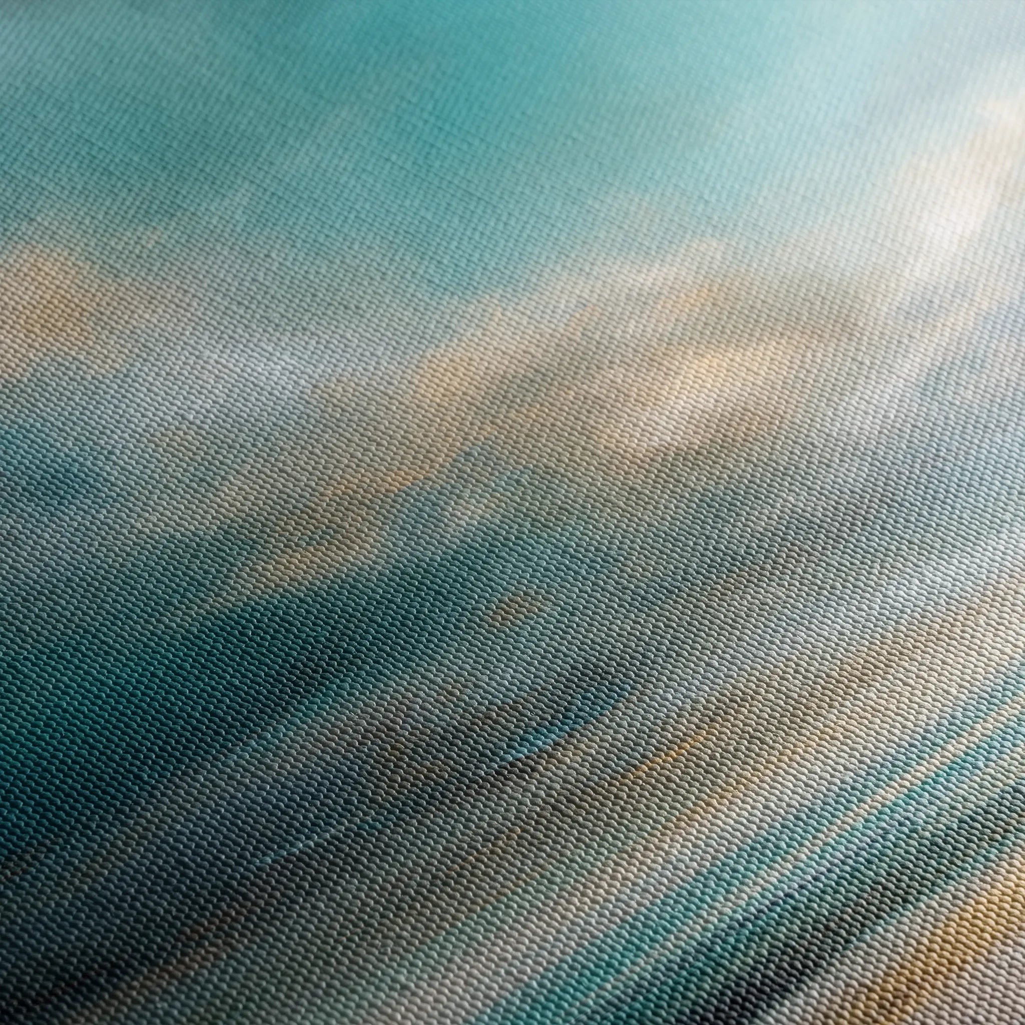 Abstract 743 Canvas Art 16" x 16" / 40 x 40 cm / Black