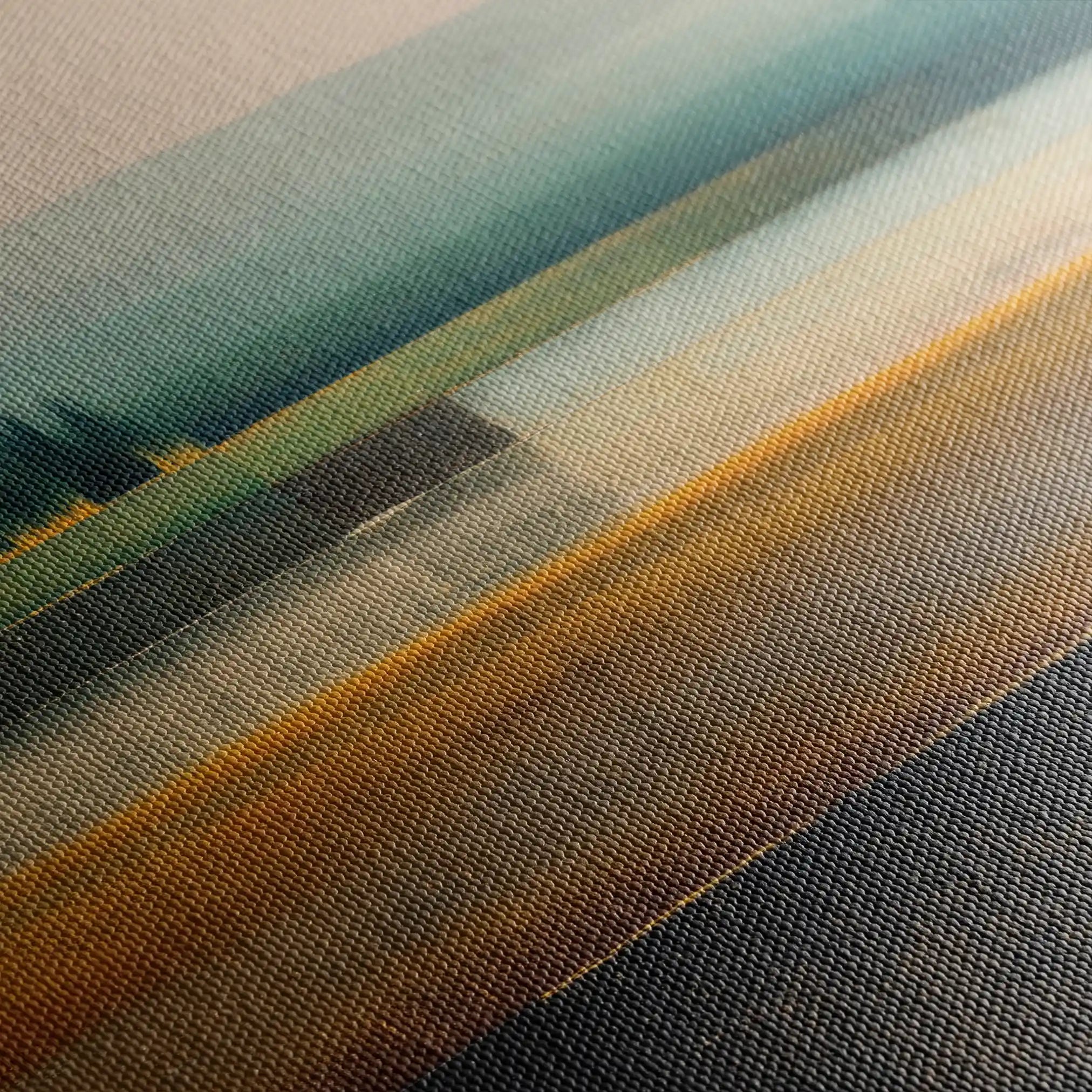 Abstract 752 Canvas Art 16" x 16" / 40 x 40 cm / Black