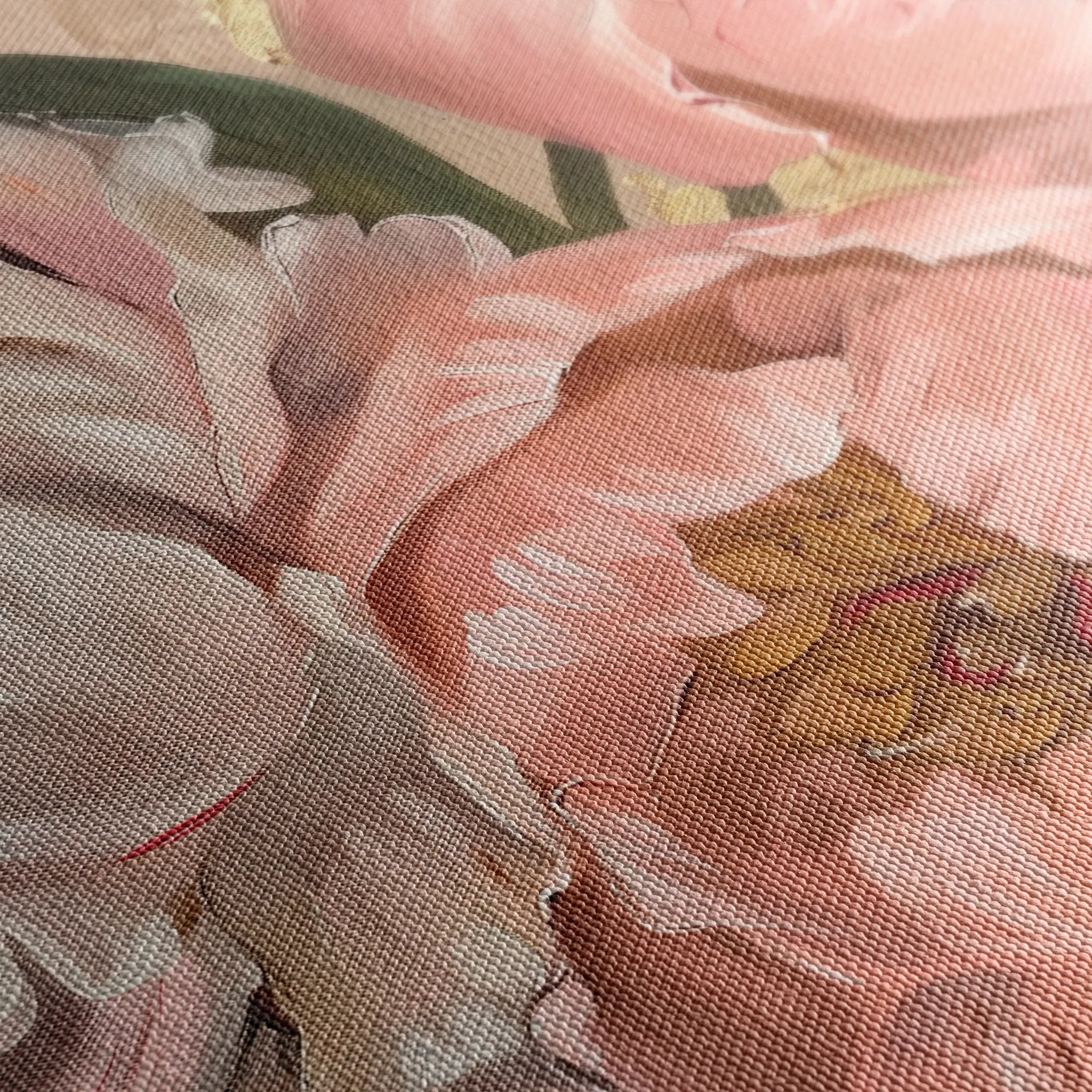 Floral 764 Canvas Art 18" x 24" / 45 x 60 cm / Black