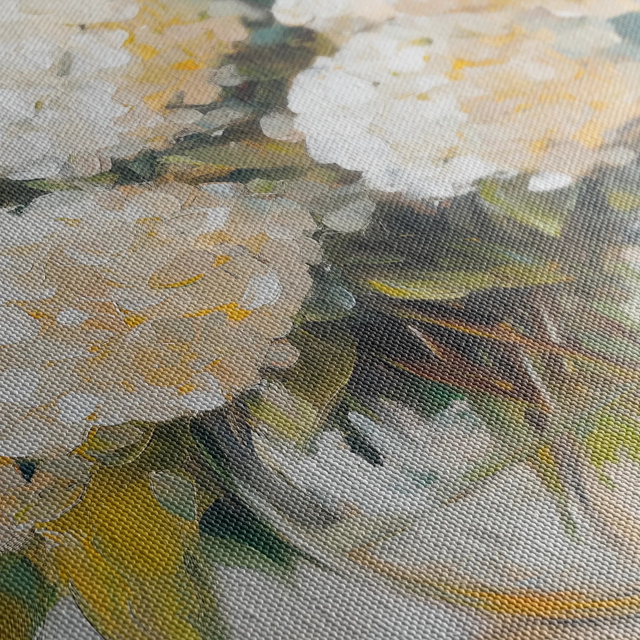 Floral 788 Canvas Art 18" x 24" / 45 x 60 cm / Black