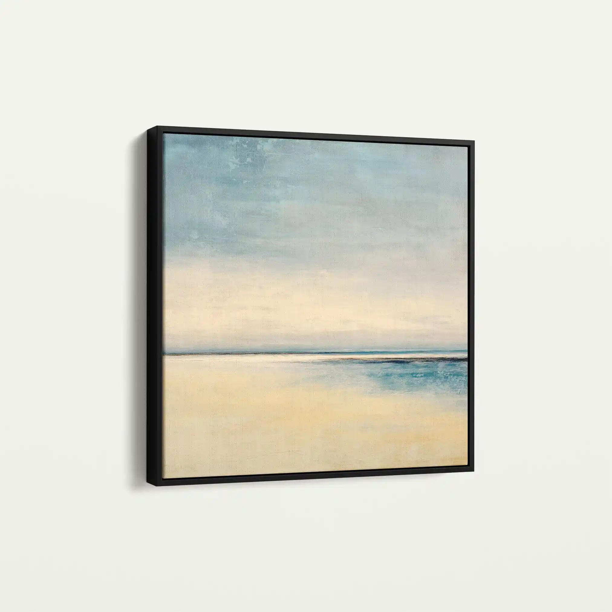 Abstract 797 Canvas Art 16" x 16" / 40 x 40 cm / Black