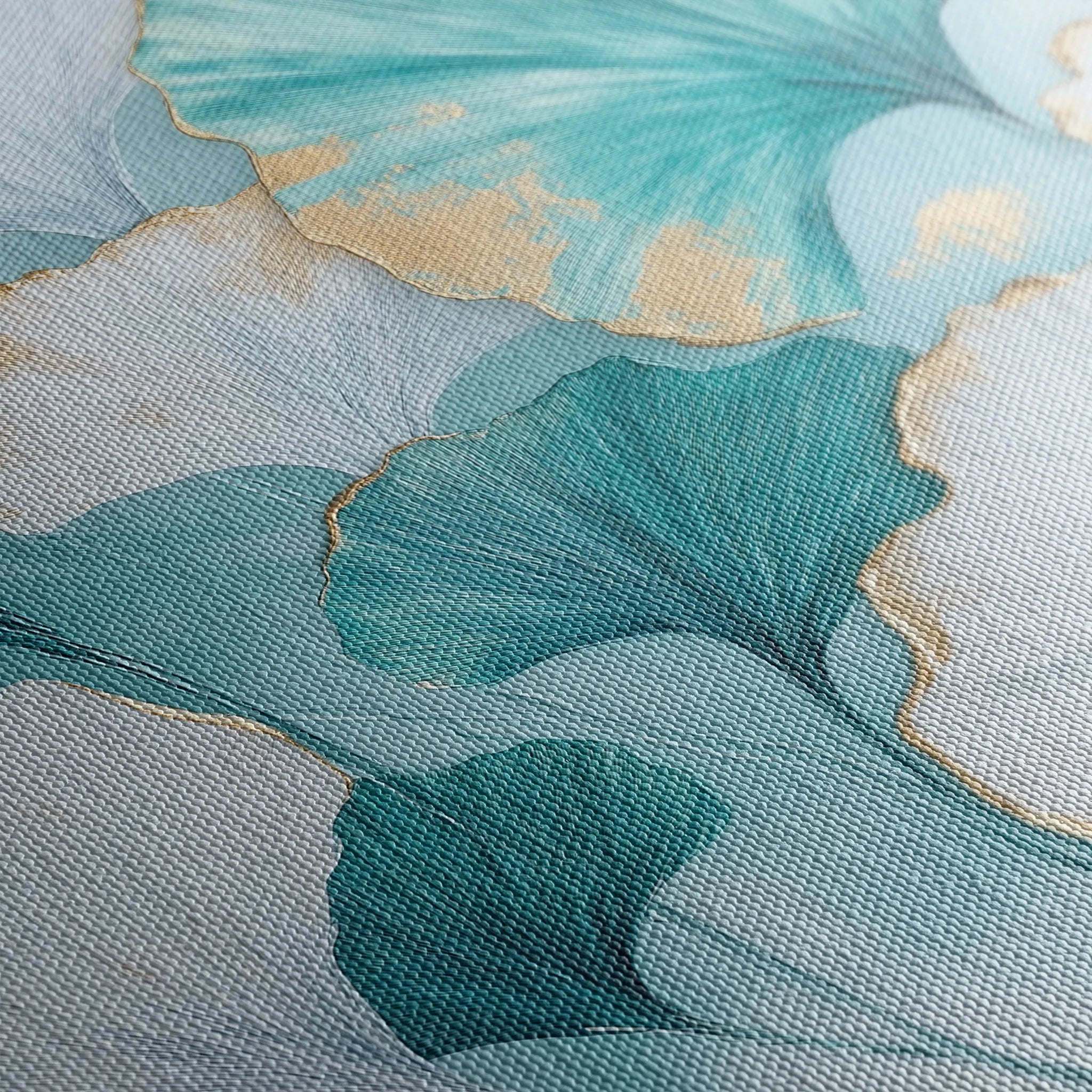 Floral 798 Canvas Art 18" x 24" / 45 x 60 cm / Black