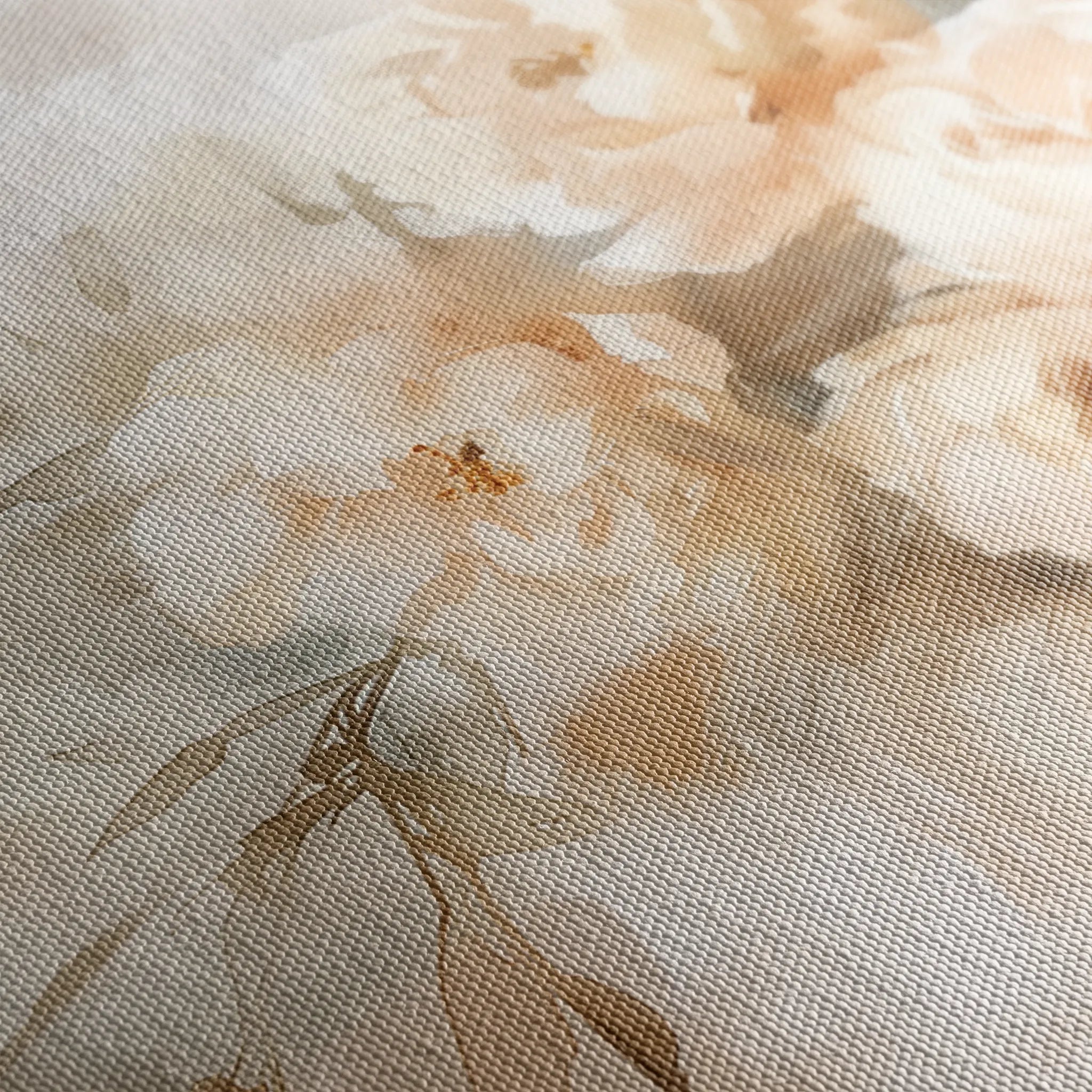 Floral 806 Canvas Art 18" x 24" / 45 x 60 cm / Black