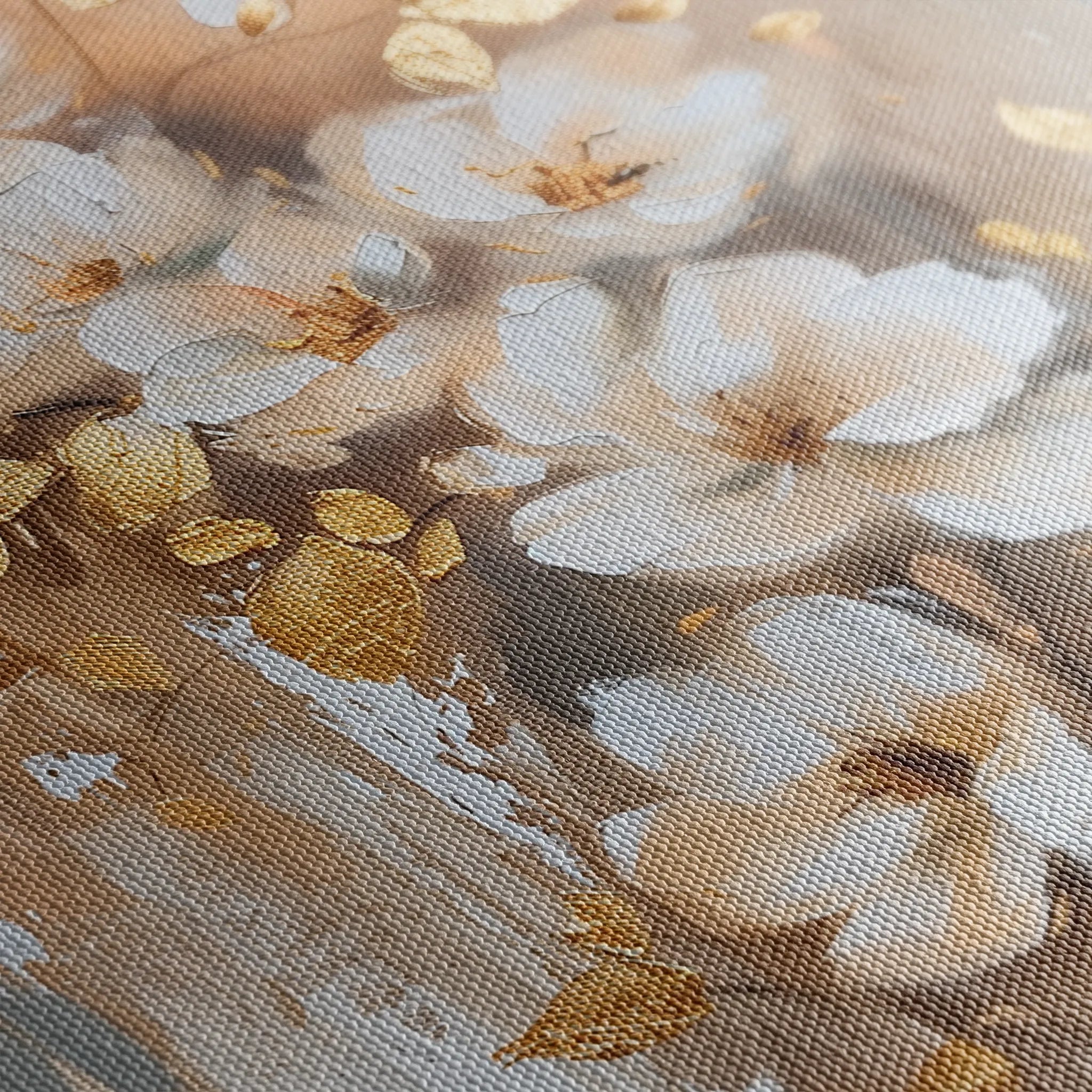 Floral 813 Canvas Art 18" x 24" / 45 x 60 cm / Black