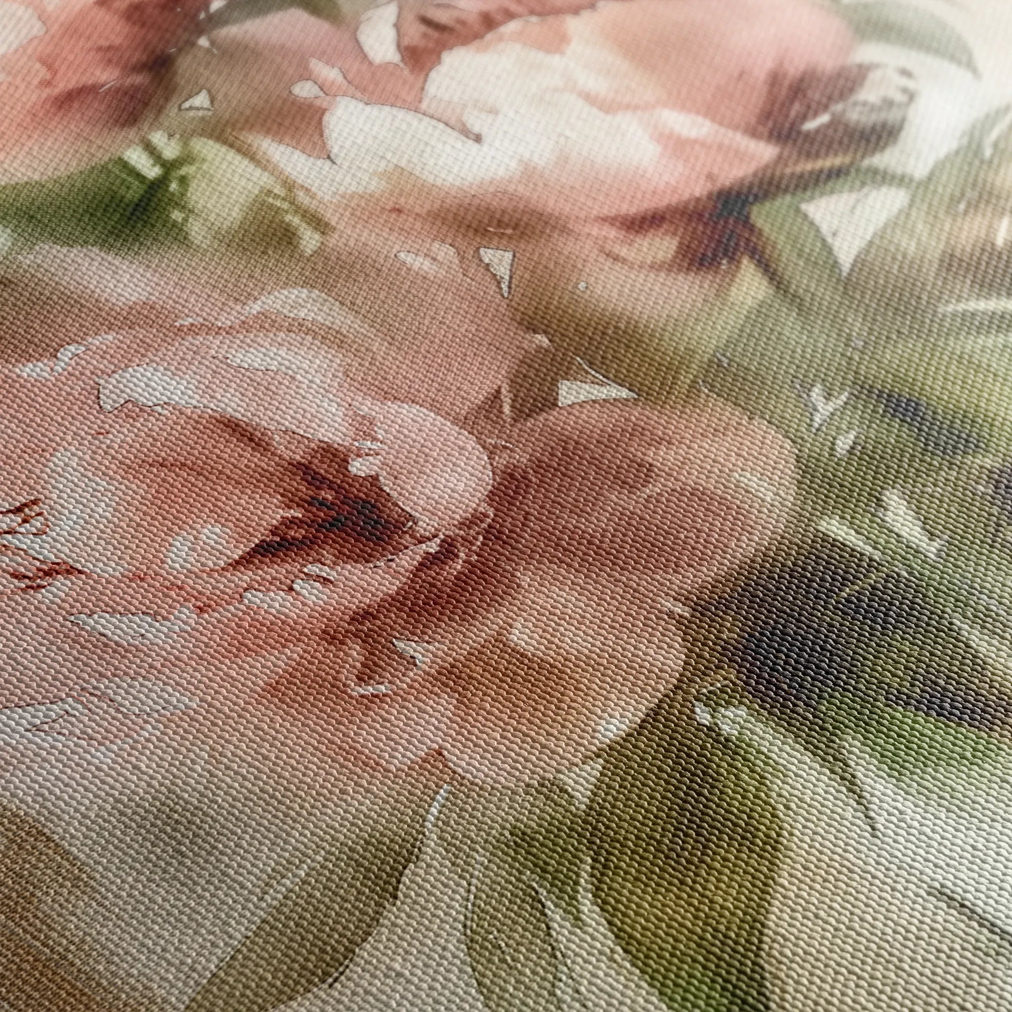 Floral 823 Canvas Art 18" x 24" / 45 x 60 cm / Black
