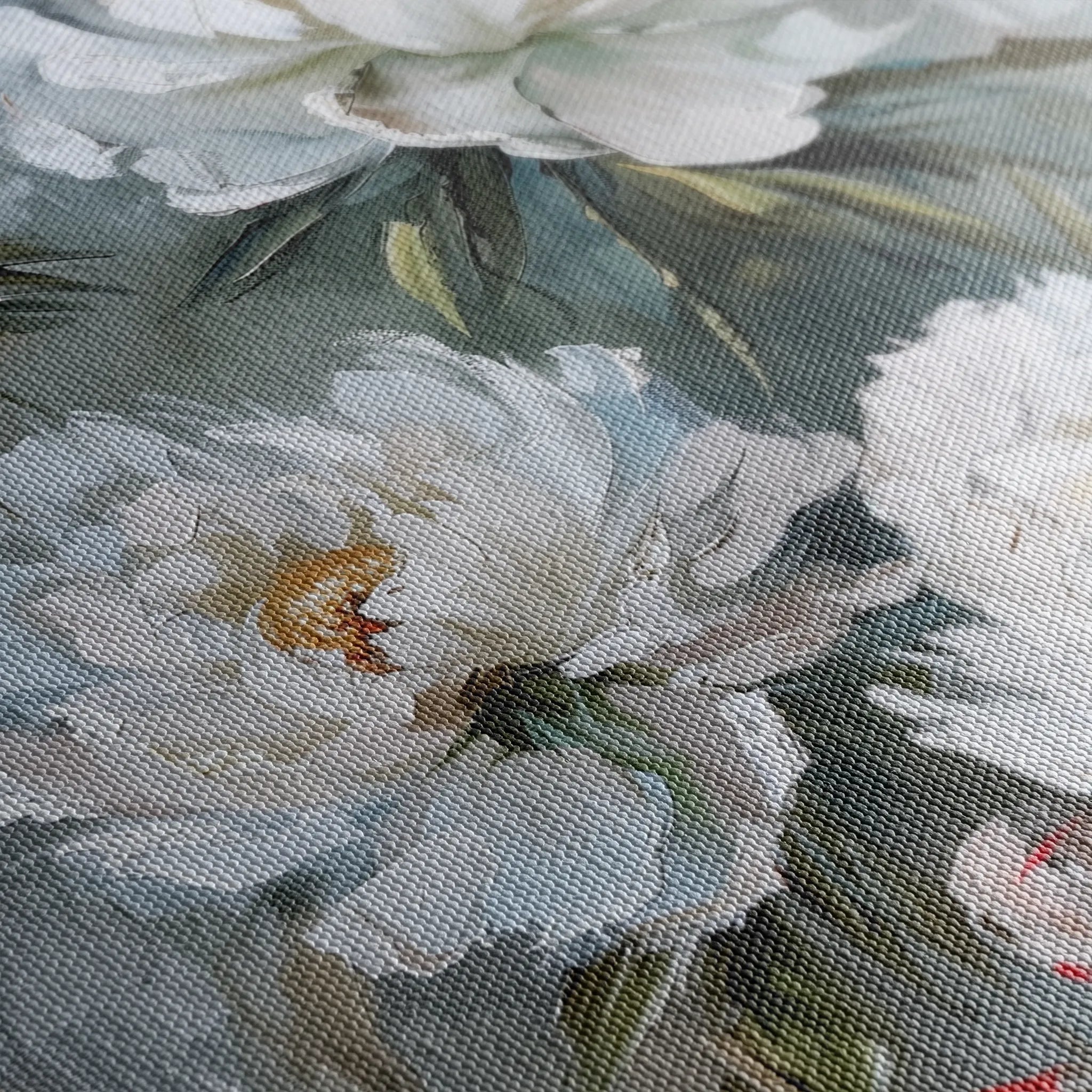 Floral 831 Canvas Art 18" x 24" / 45 x 60 cm / Black