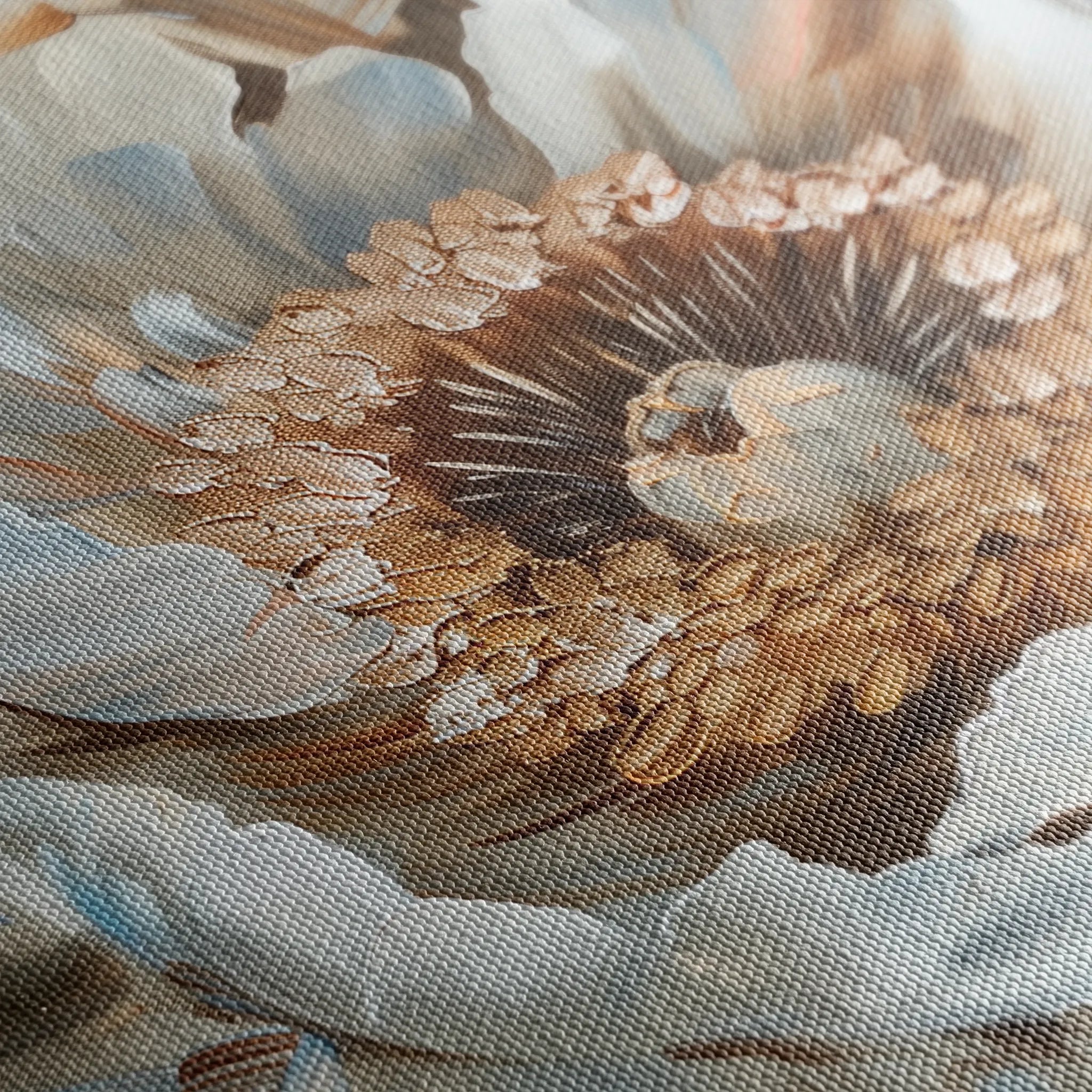 Floral 847 Canvas Art 18" x 24" / 45 x 60 cm / Black