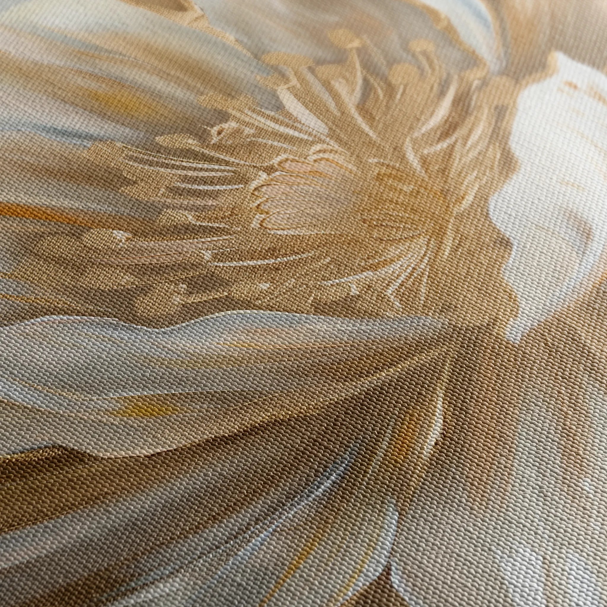 Floral 849 Canvas Art 18" x 24" / 45 x 60 cm / Black