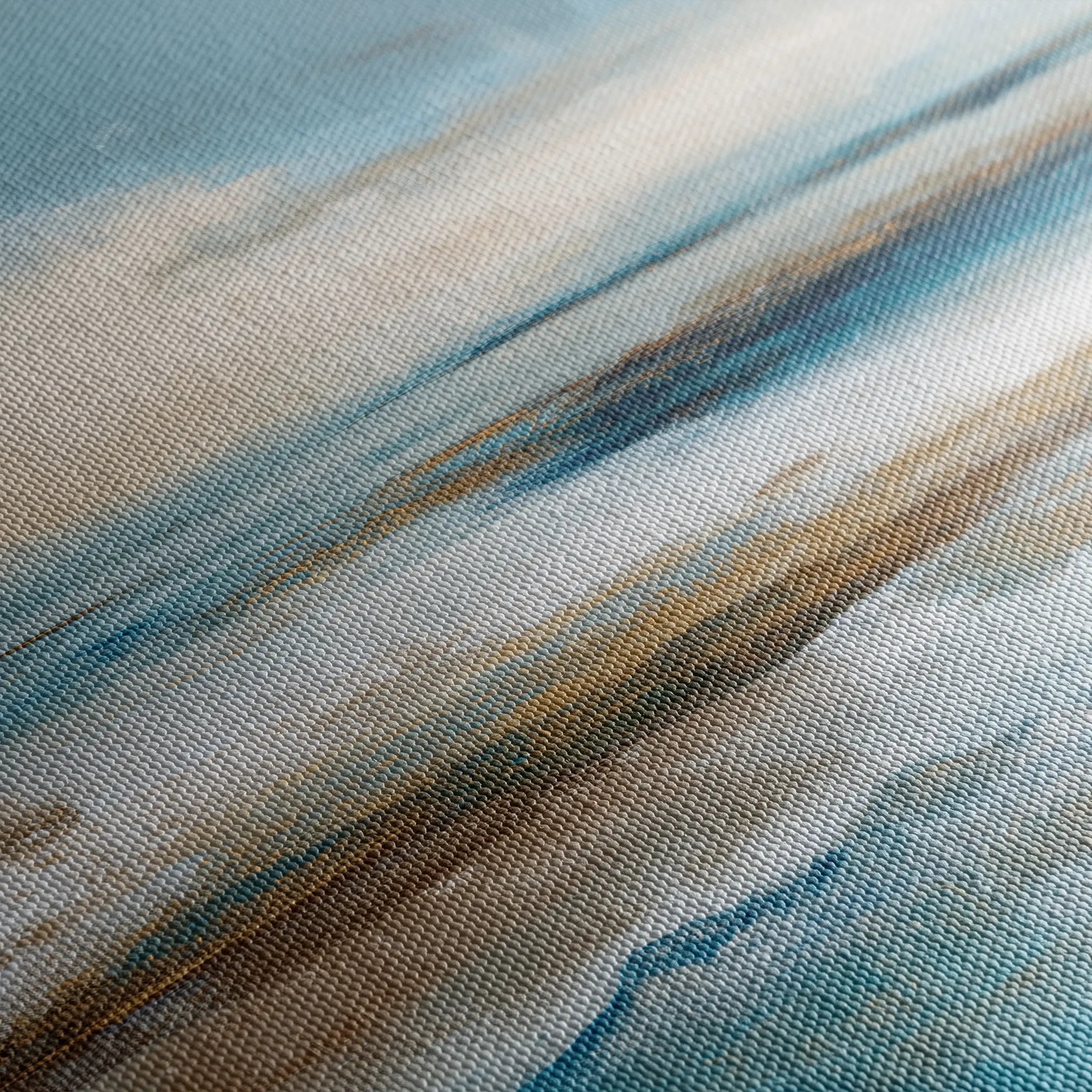 Abstract 851 Canvas Art 16" x 16" / 40 x 40 cm / Black