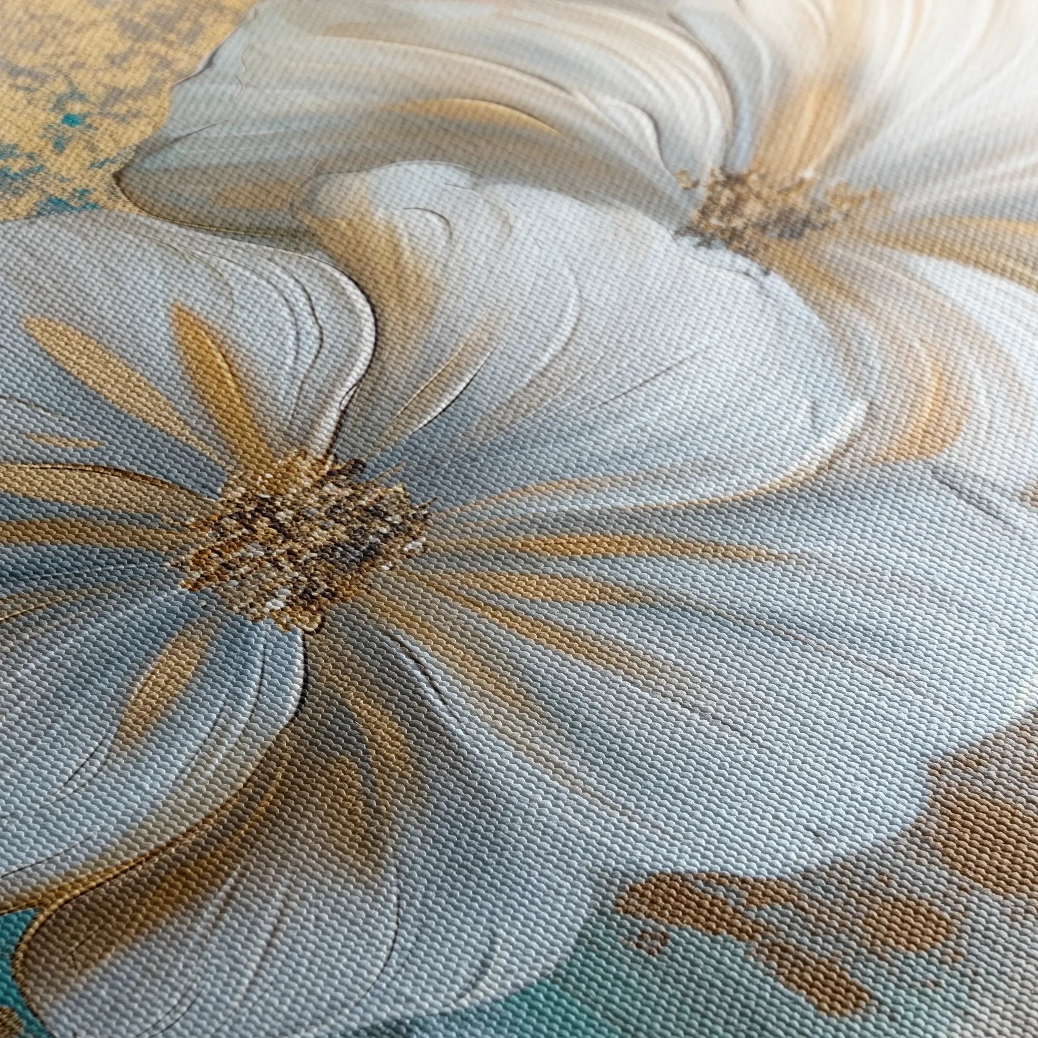Floral 851 Canvas Art 18" x 24" / 45 x 60 cm / Black