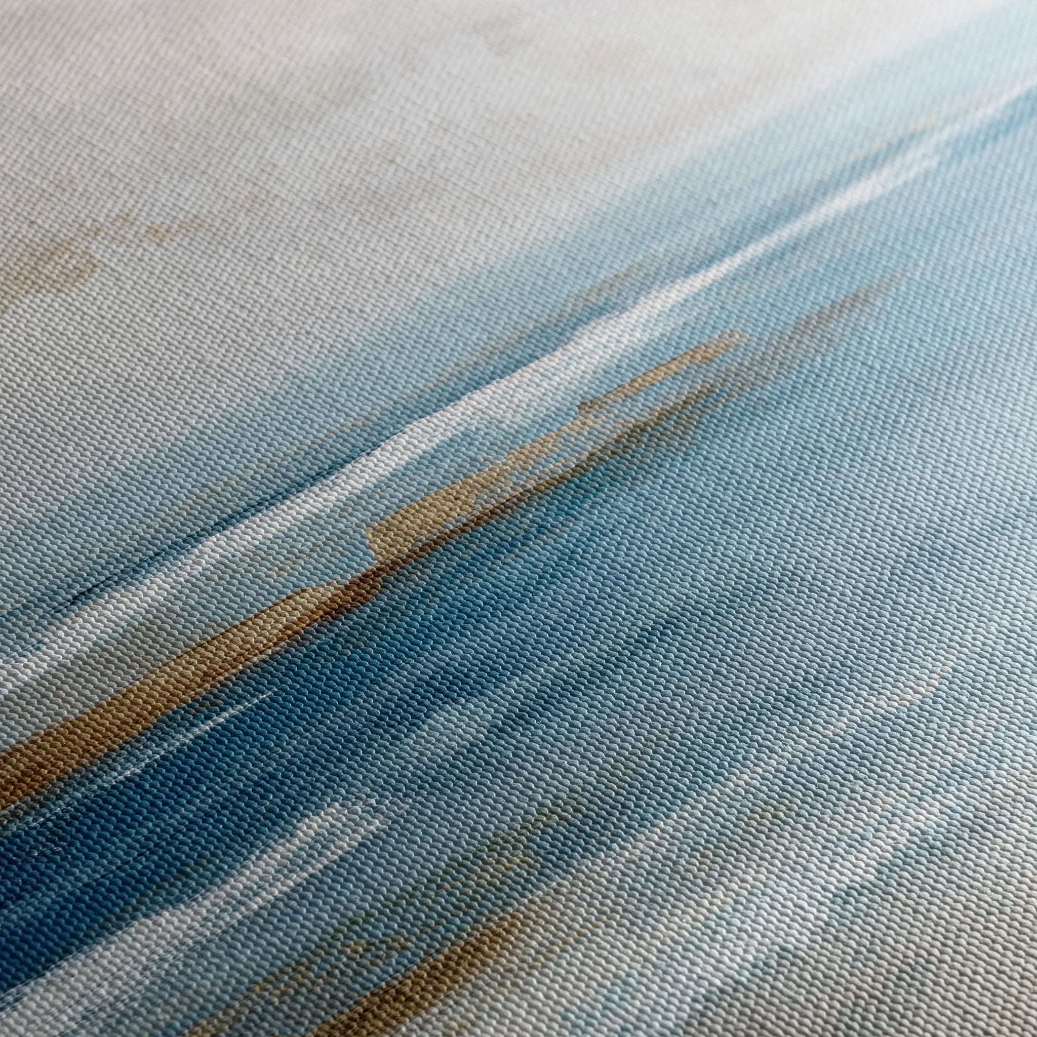 Abstract 852 Canvas Art 16" x 16" / 40 x 40 cm / Black