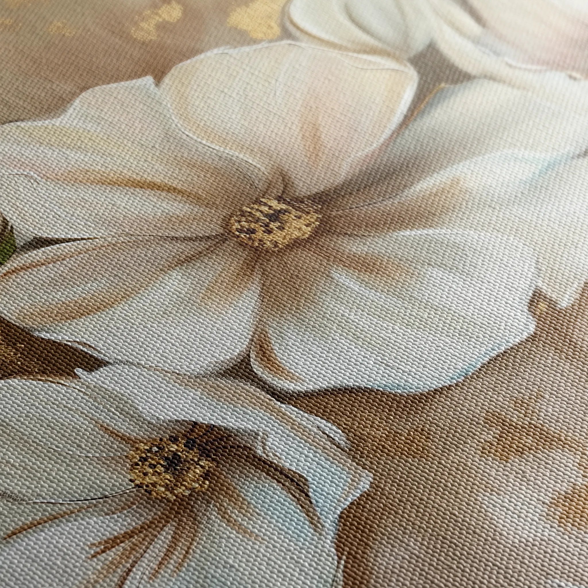 Floral 853 Canvas Art 18" x 24" / 45 x 60 cm / Black